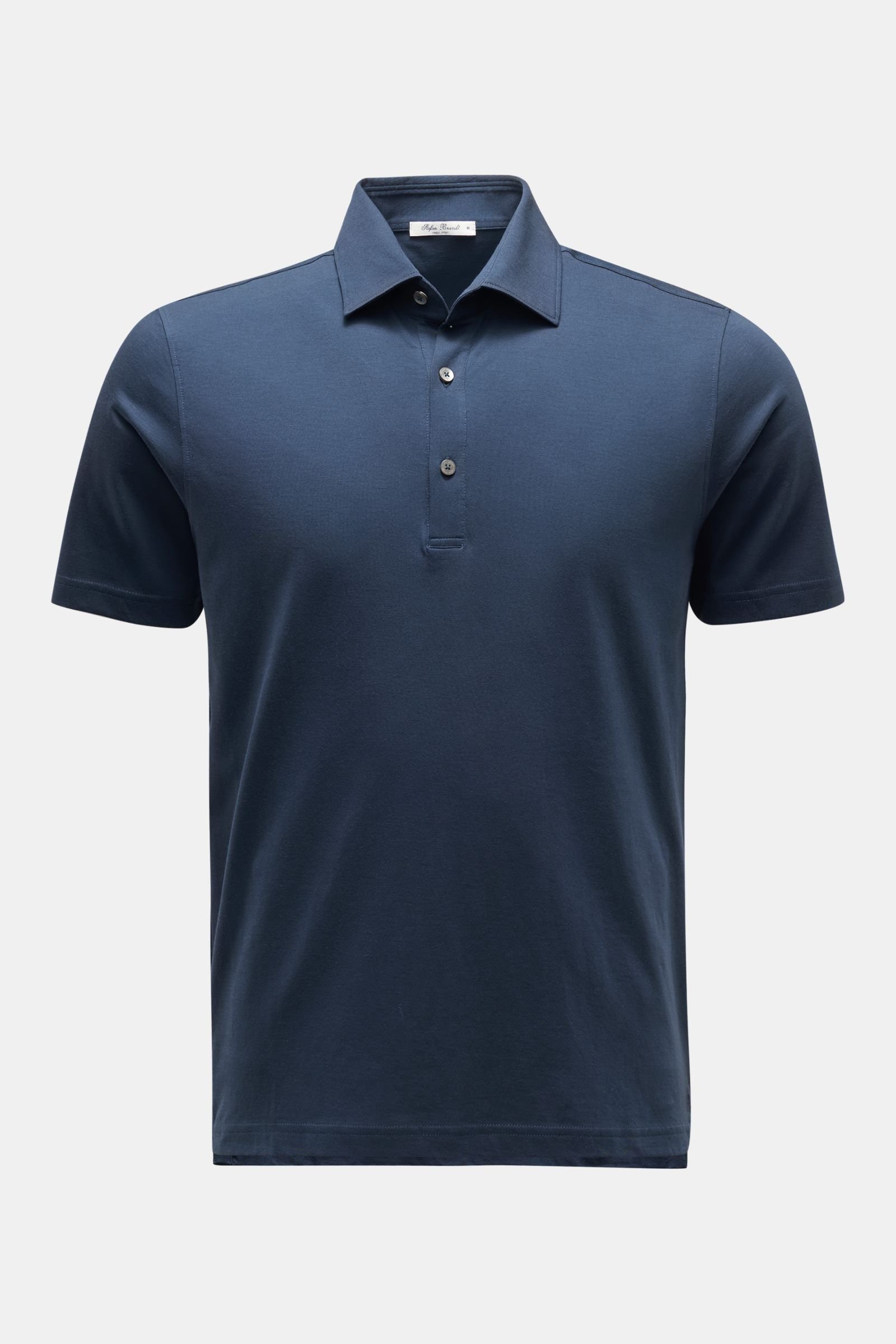 Jersey polo shirt 'Luis' dark blue