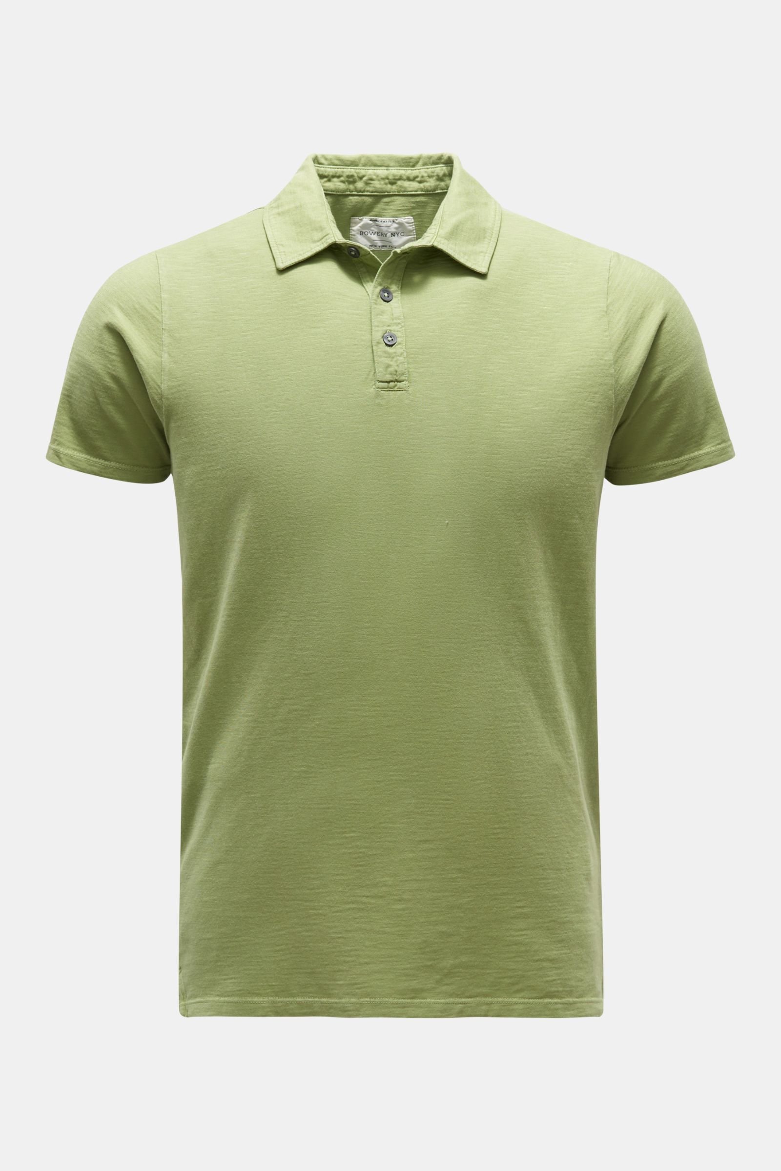 Jersey-Poloshirt hellgrün
