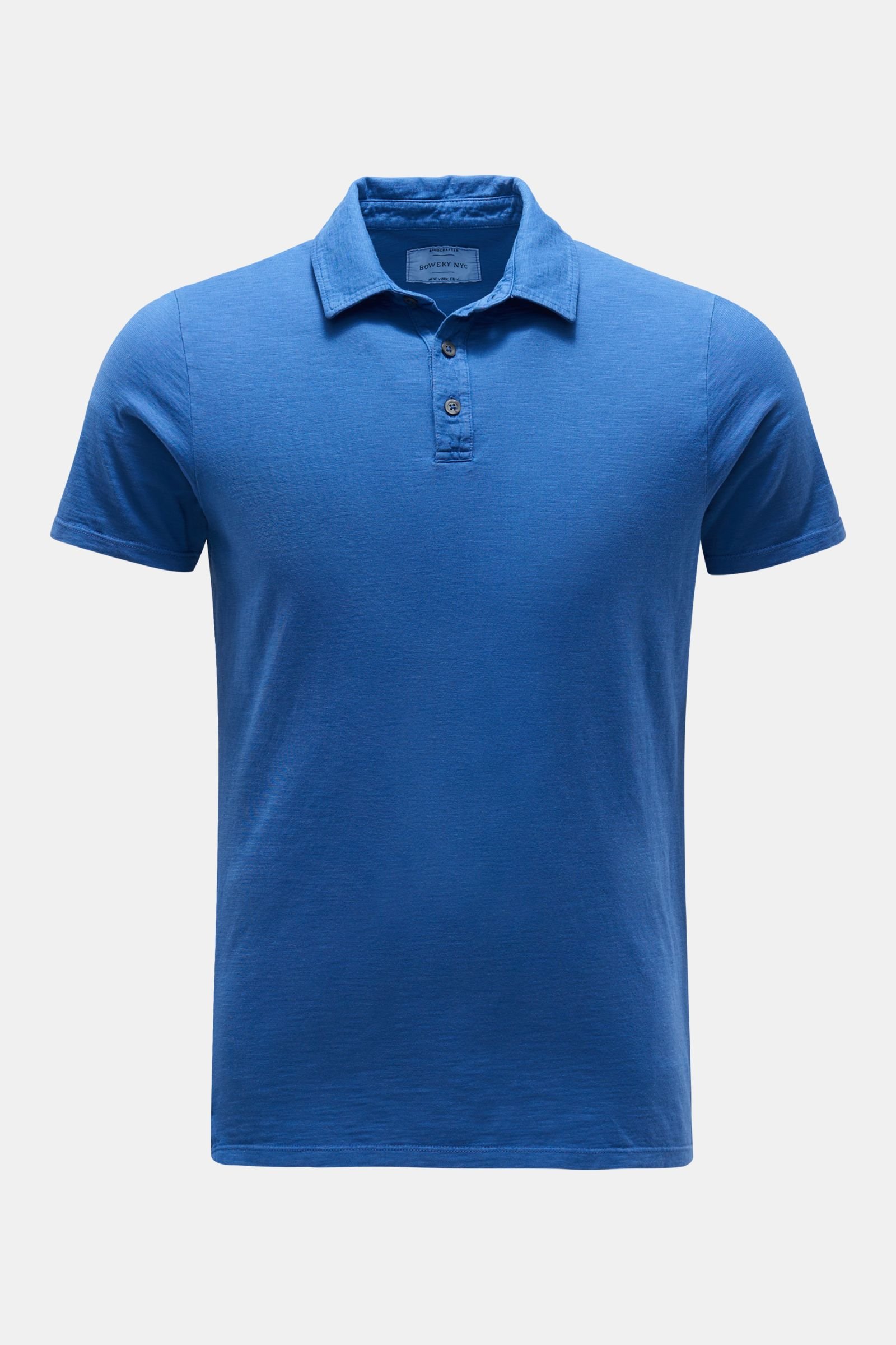 Jersey polo shirt blue
