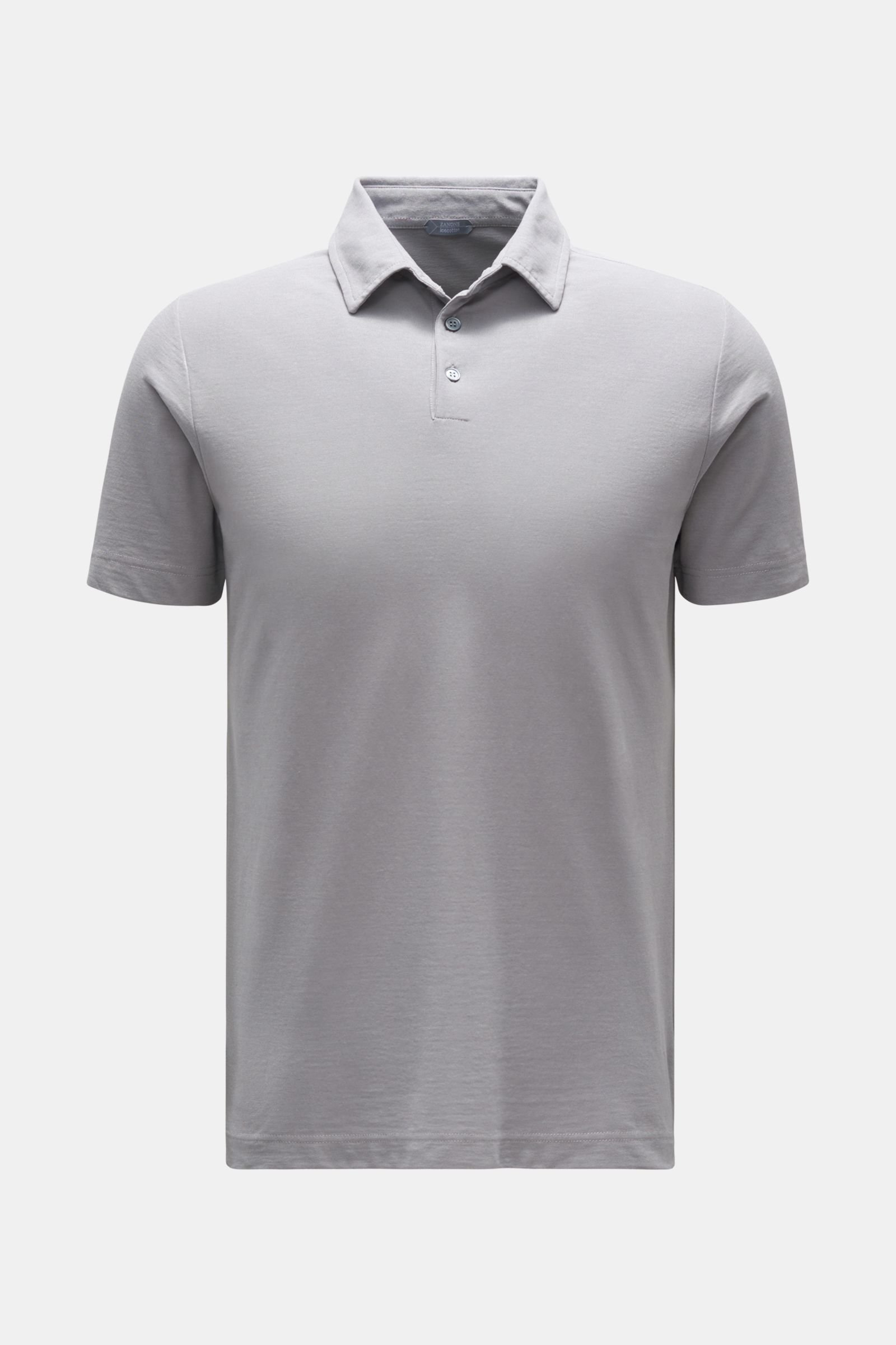 Jersey-polo shirt grey