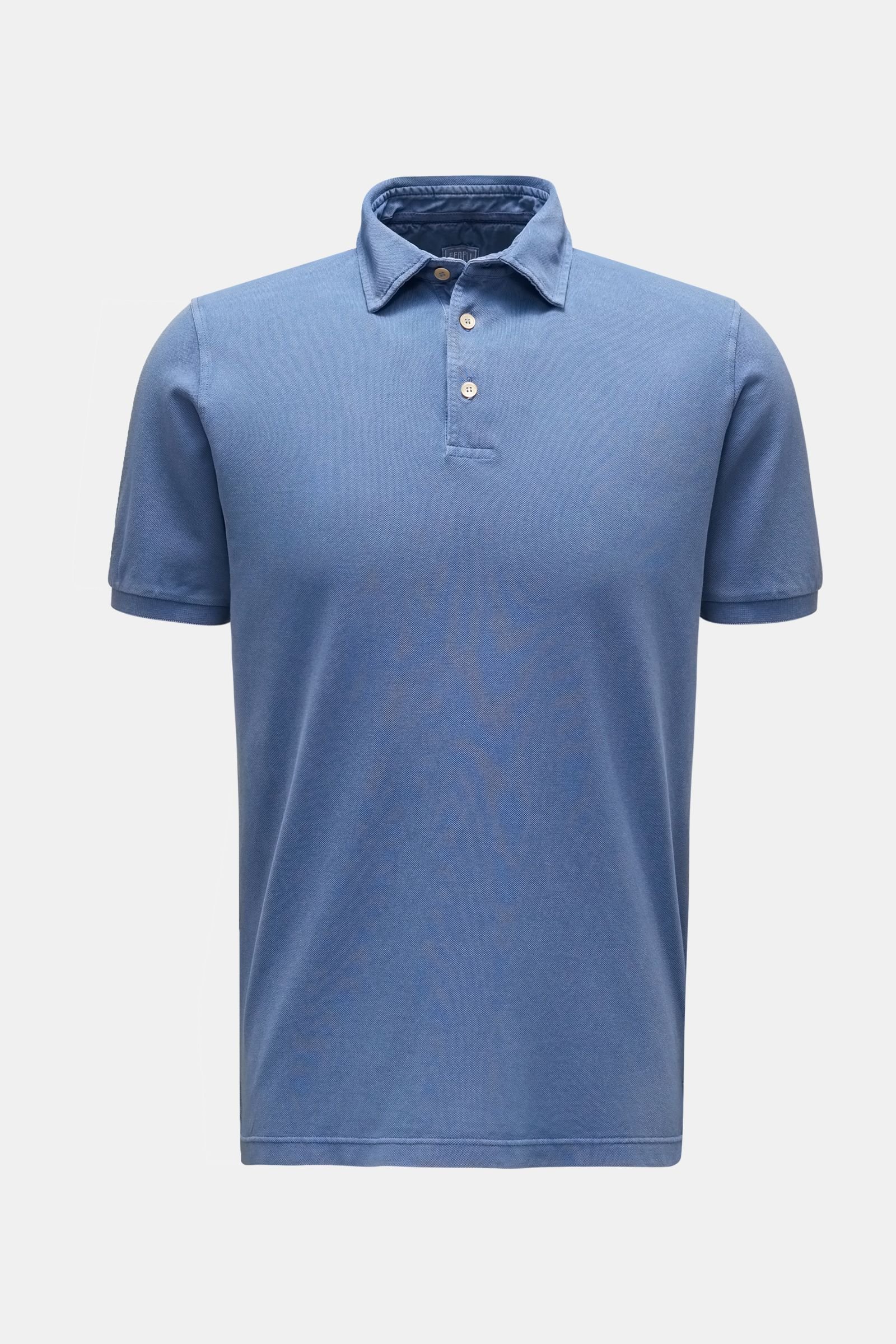 Polo shirt 'North' in smoky blue