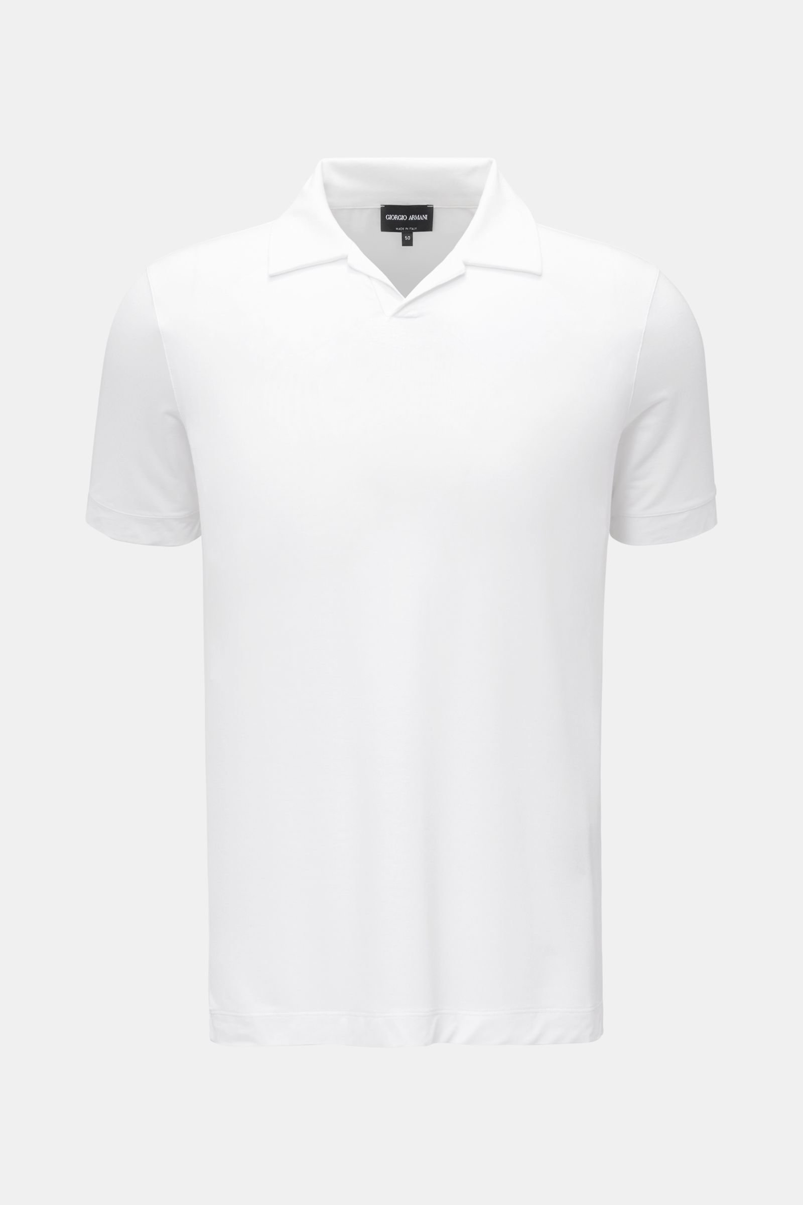 Jersey-polo shirt white