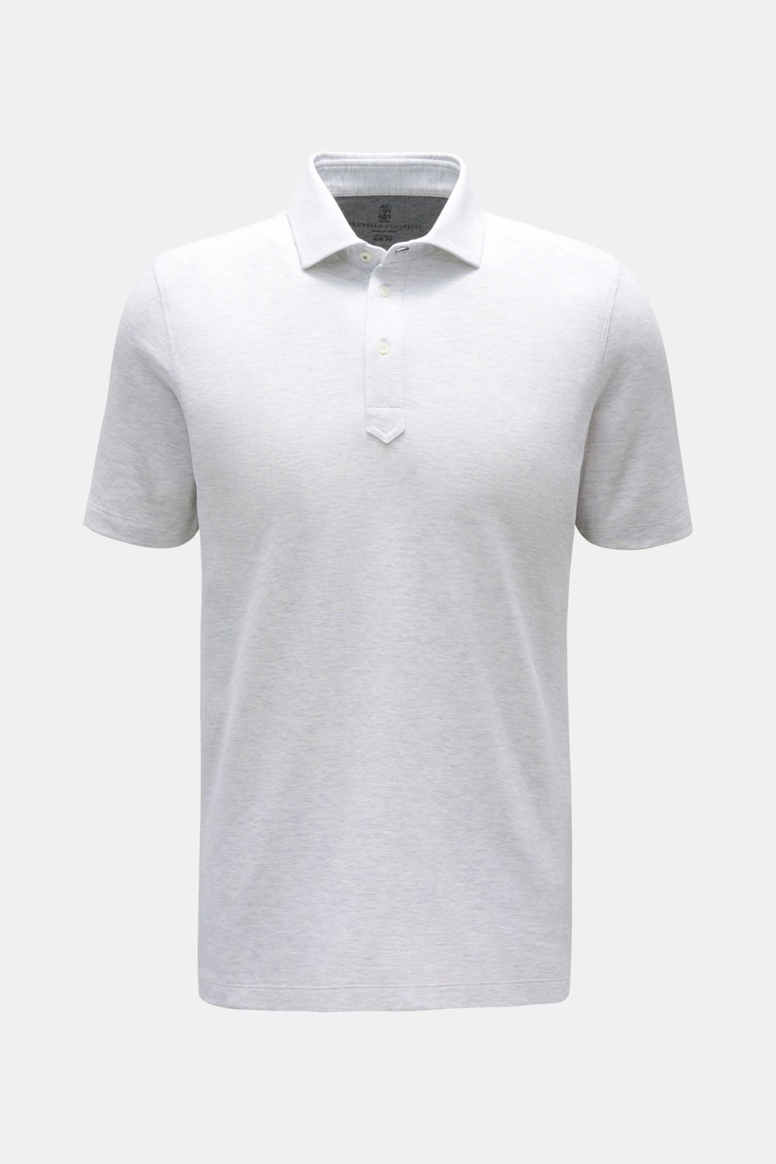 Polo shirt light grey 
