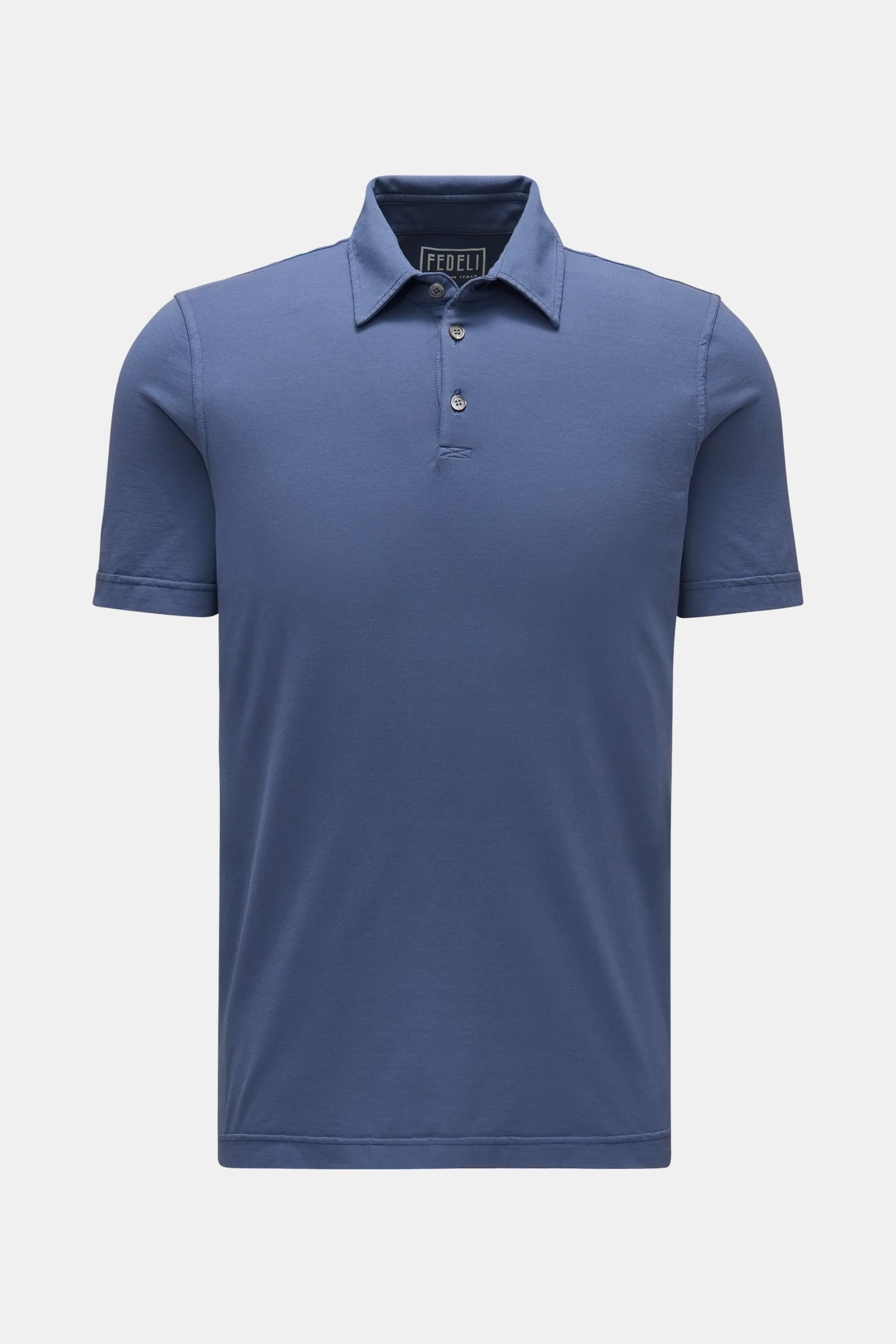 Polo shirt 'Alby' grey-blue