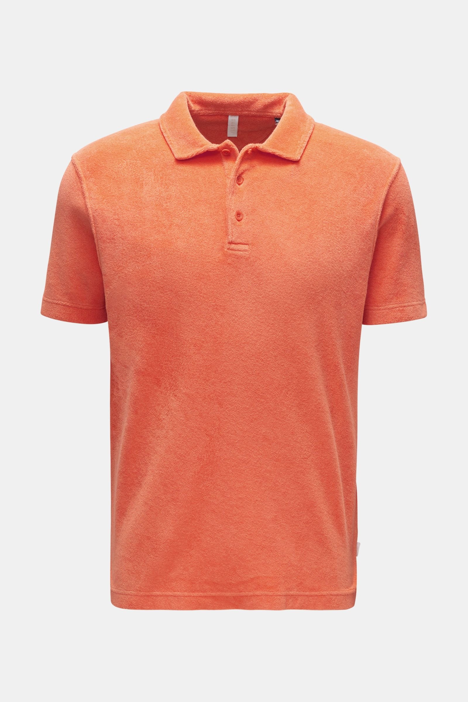 Terry polo shirt 'Terry Polo' orange 