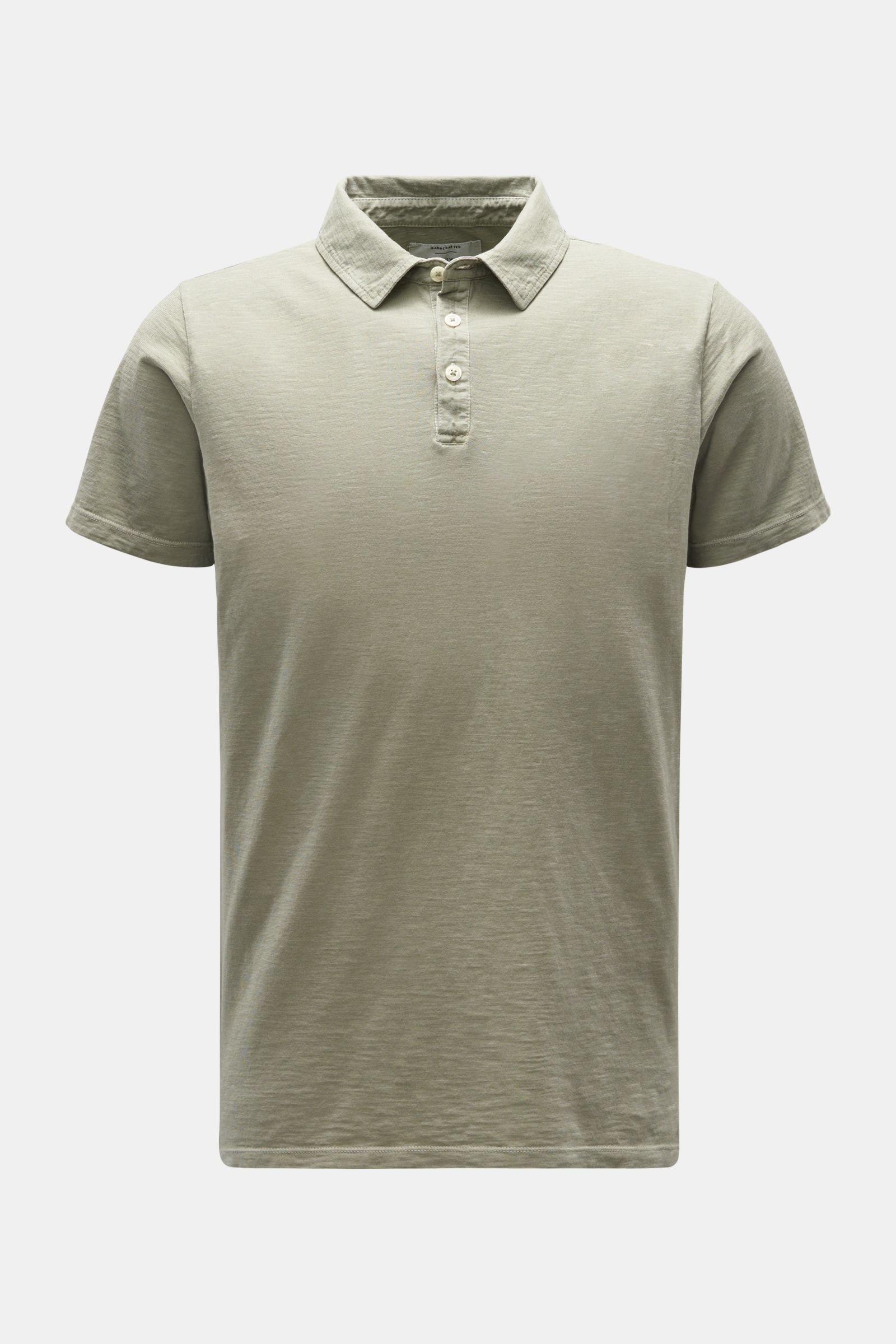 Jersey polo shirt olive