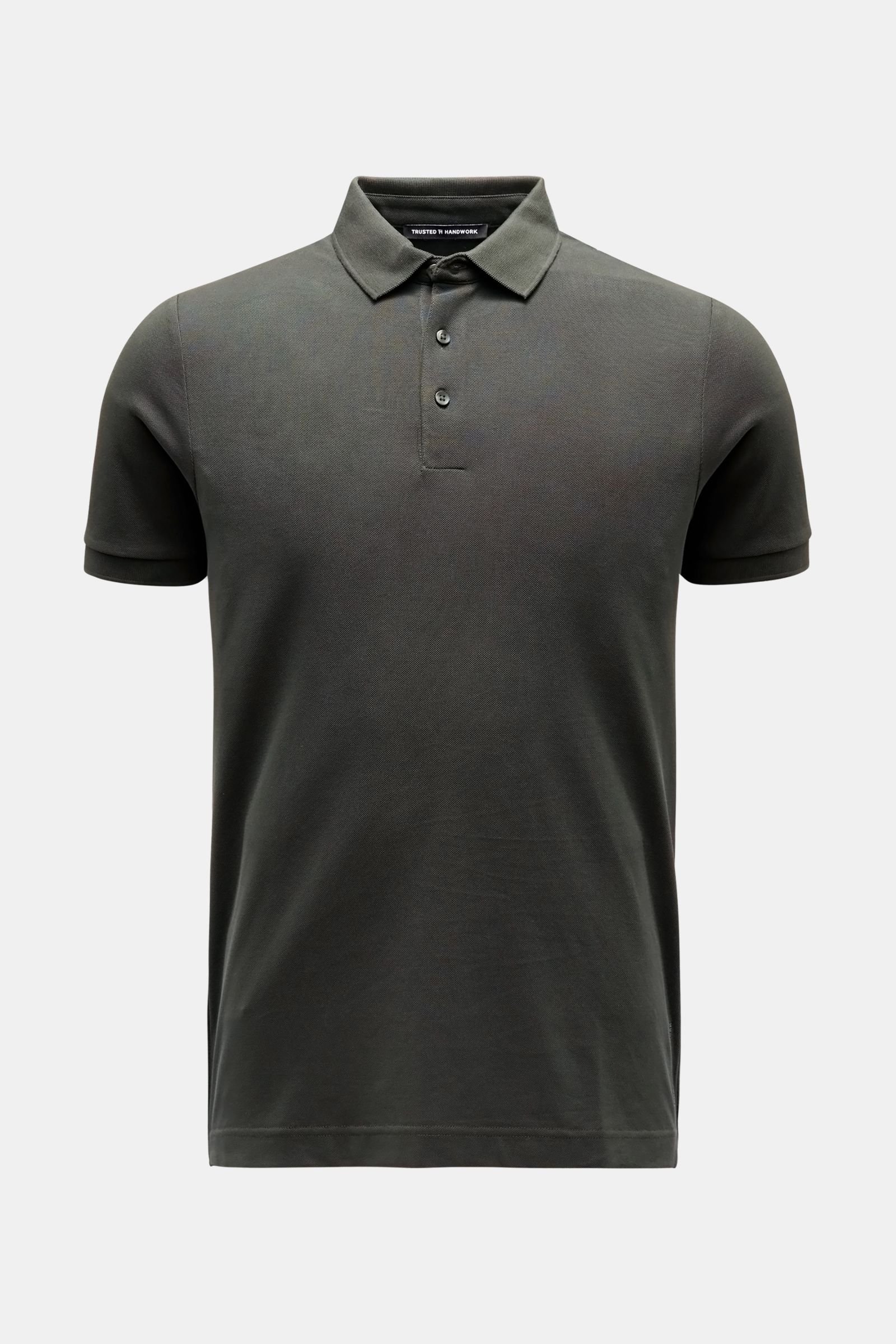 Polo shirt dark olive