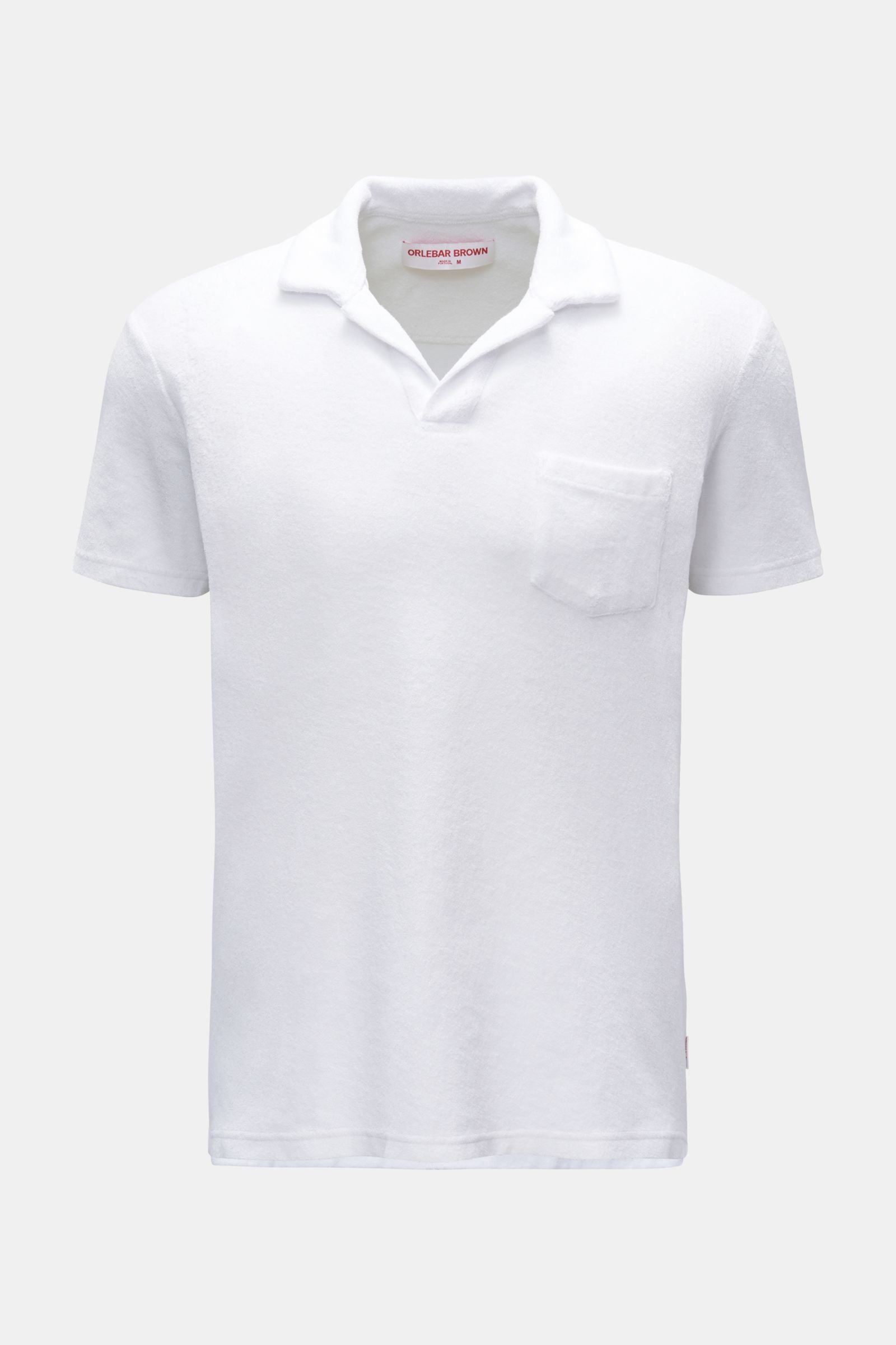 Terry polo shirt 'Terry' white