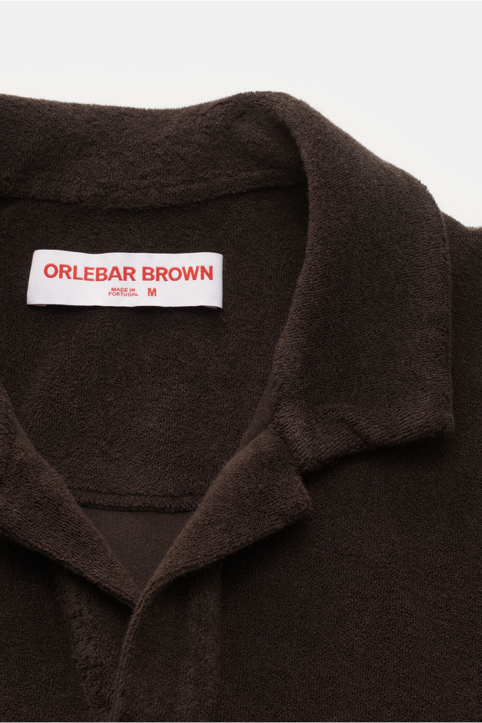 Orlebar Brown Frottee-Poloshirt 'Terry' dunkelbraun Orlebar Brown Frottee-Poloshirt 'Terry' dunkelbraun