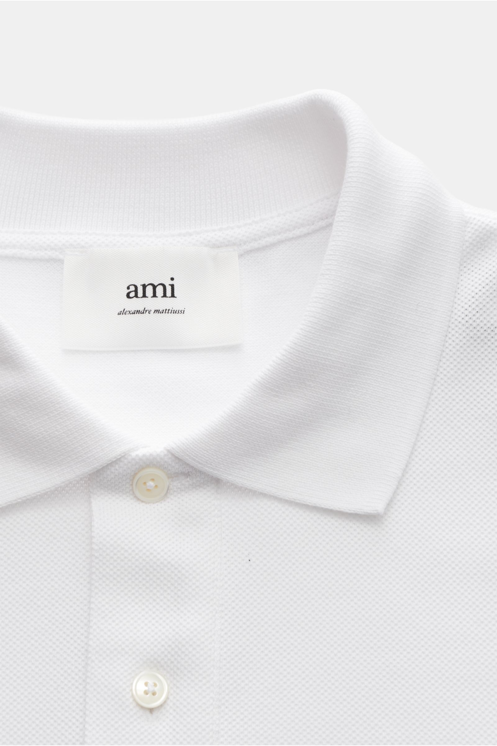 AMI PARIS - Unisex - White - Polo Shirt