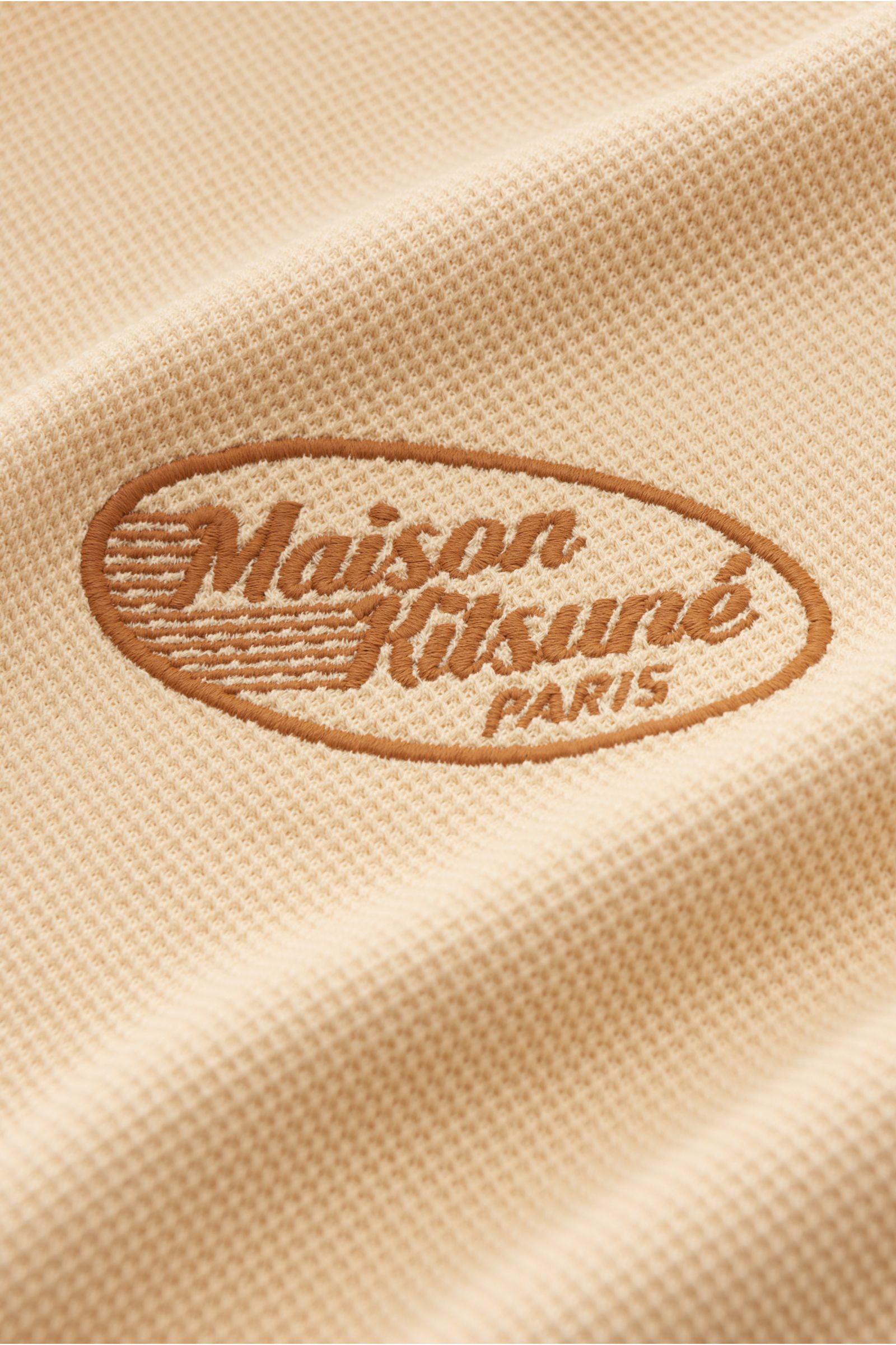 Maison Kitsuné Polo shirt sand
