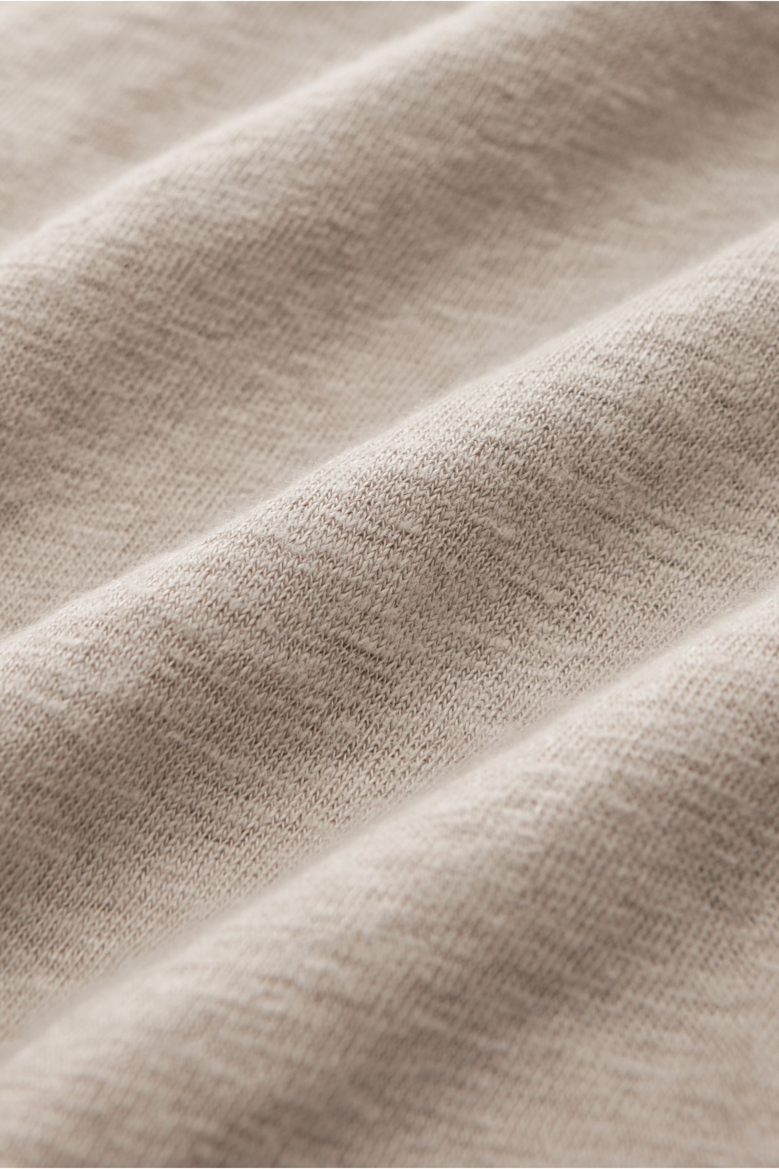 04651/ A trip in a bag Leinen-Poloshirt beige