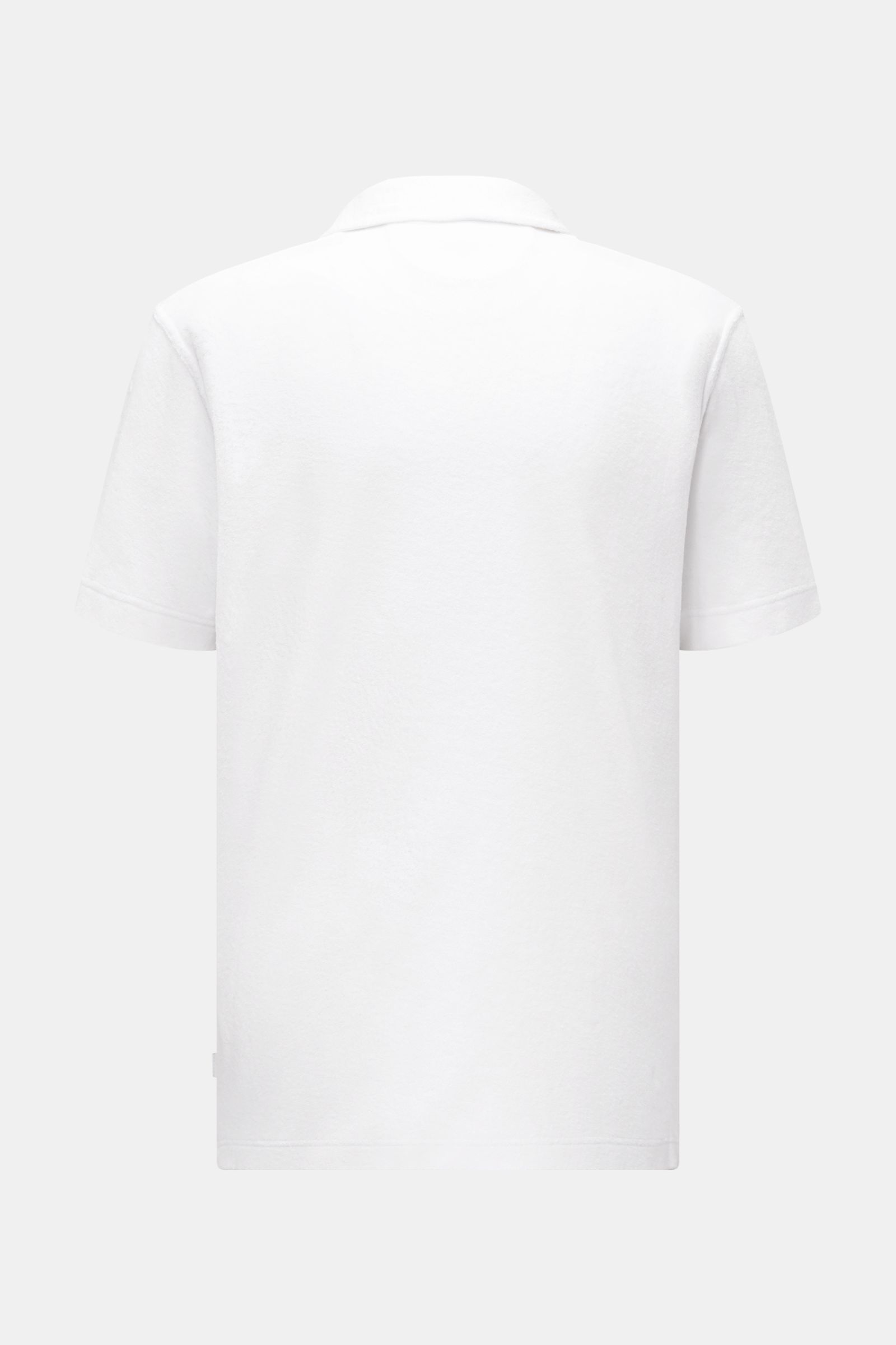 04651/ A trip in a bag Terry polo shirt 'Oyster' white