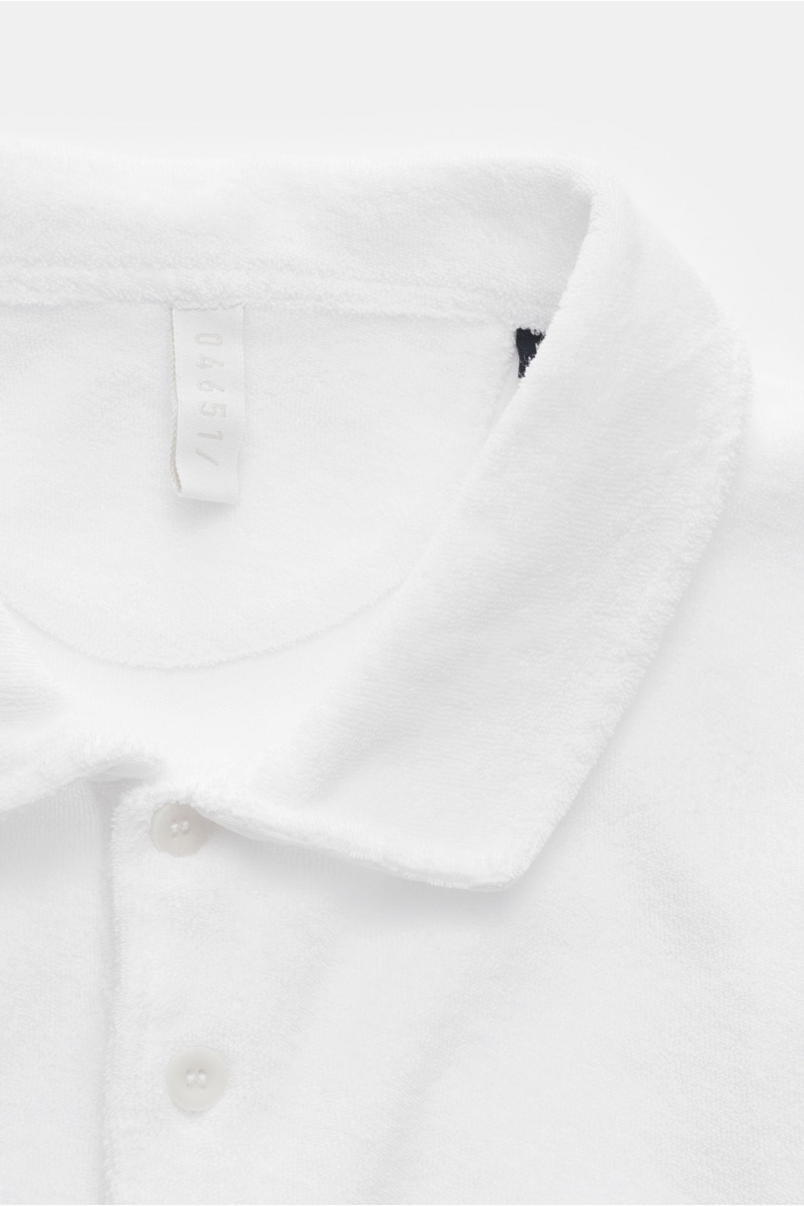 04651/ A trip in a bag Terry polo shirt 'Oyster' white