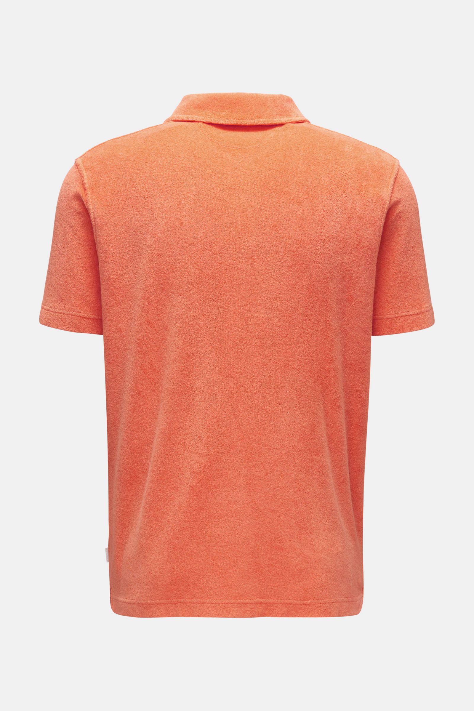 04651/ A trip in a bag Frottee-Poloshirt 'Oyster' orange