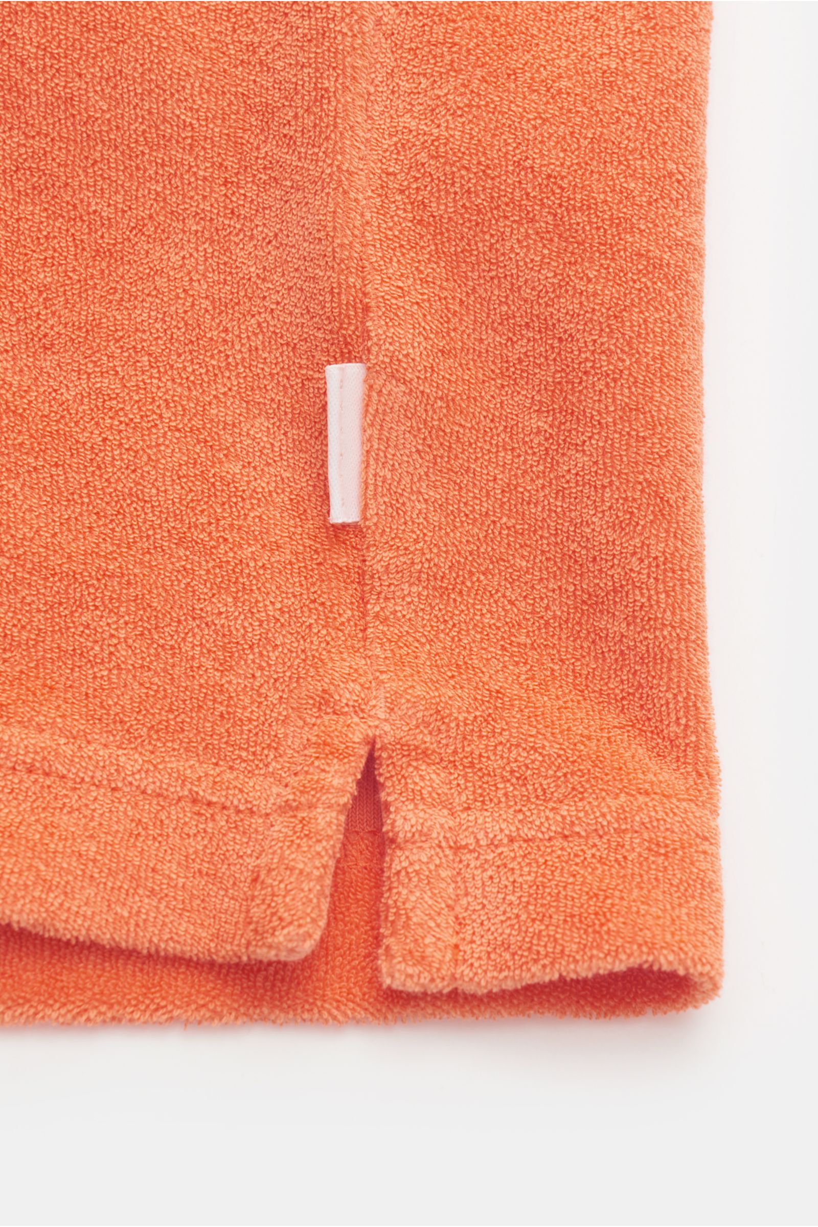 04651/ A trip in a bag Frottee-Poloshirt 'Oyster' orange