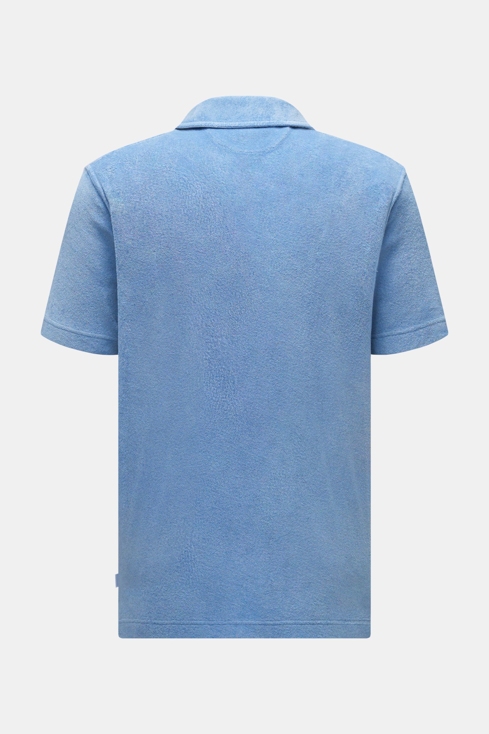 04651/ A trip in a bag Frottee-Poloshirt 'Oyster' hellblau