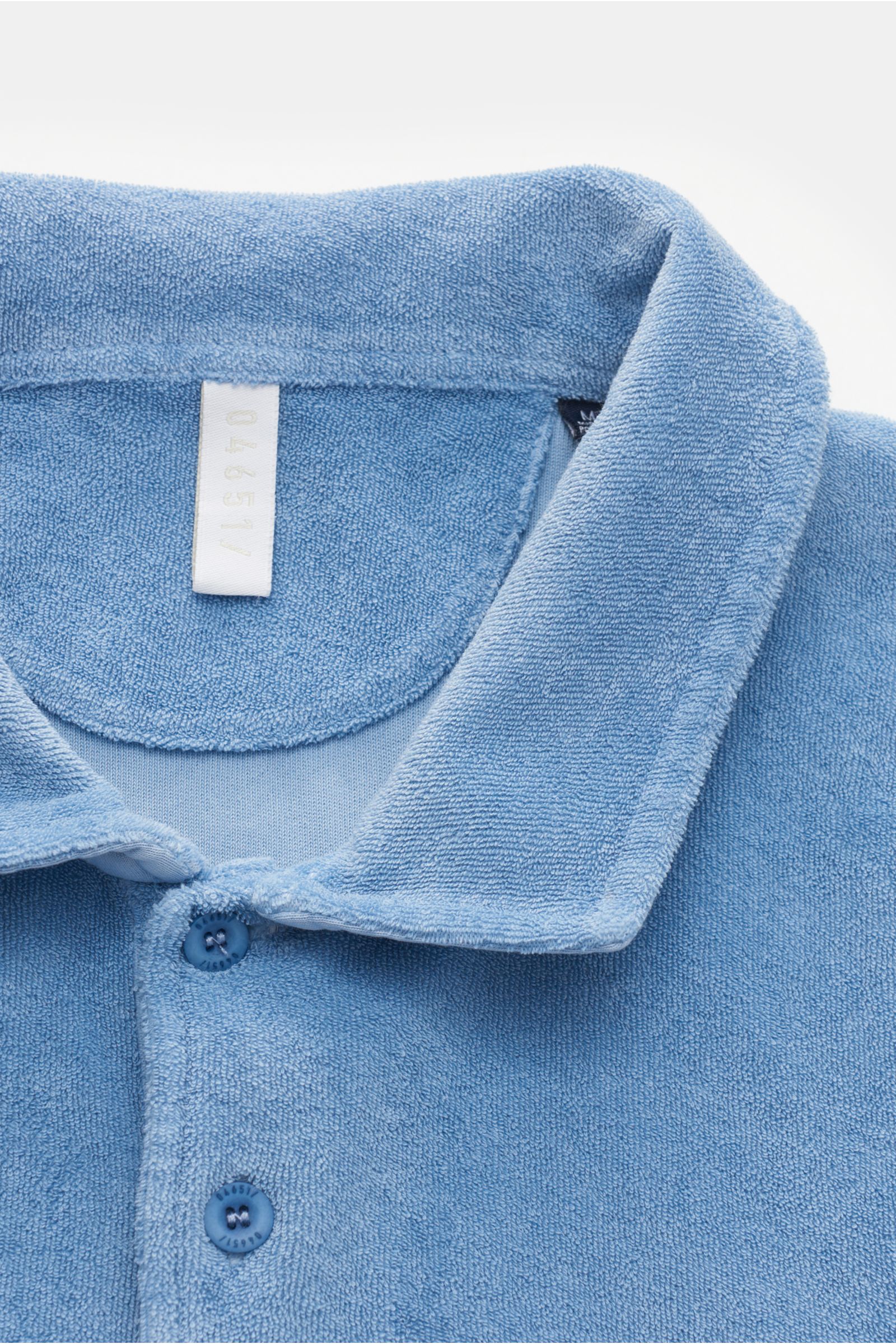 04651/ A trip in a bag Frottee-Poloshirt 'Oyster' hellblau