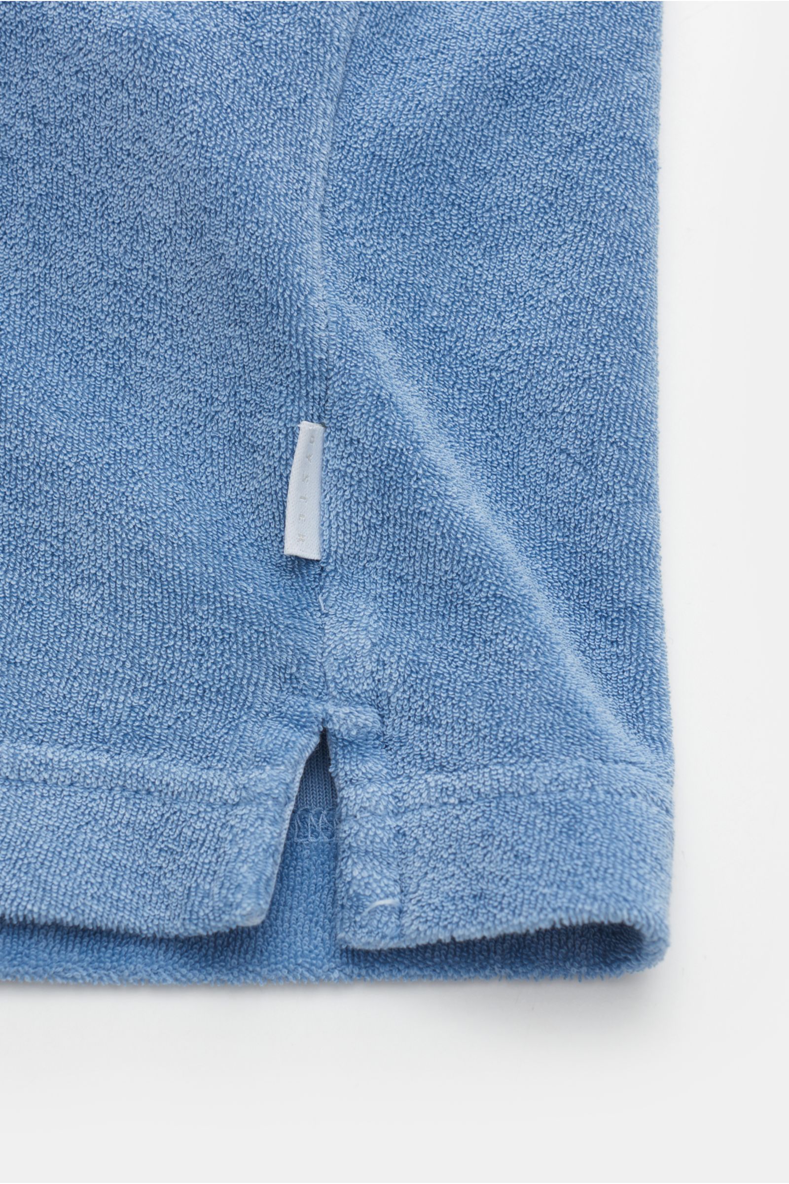 04651/ A trip in a bag Frottee-Poloshirt 'Oyster' hellblau