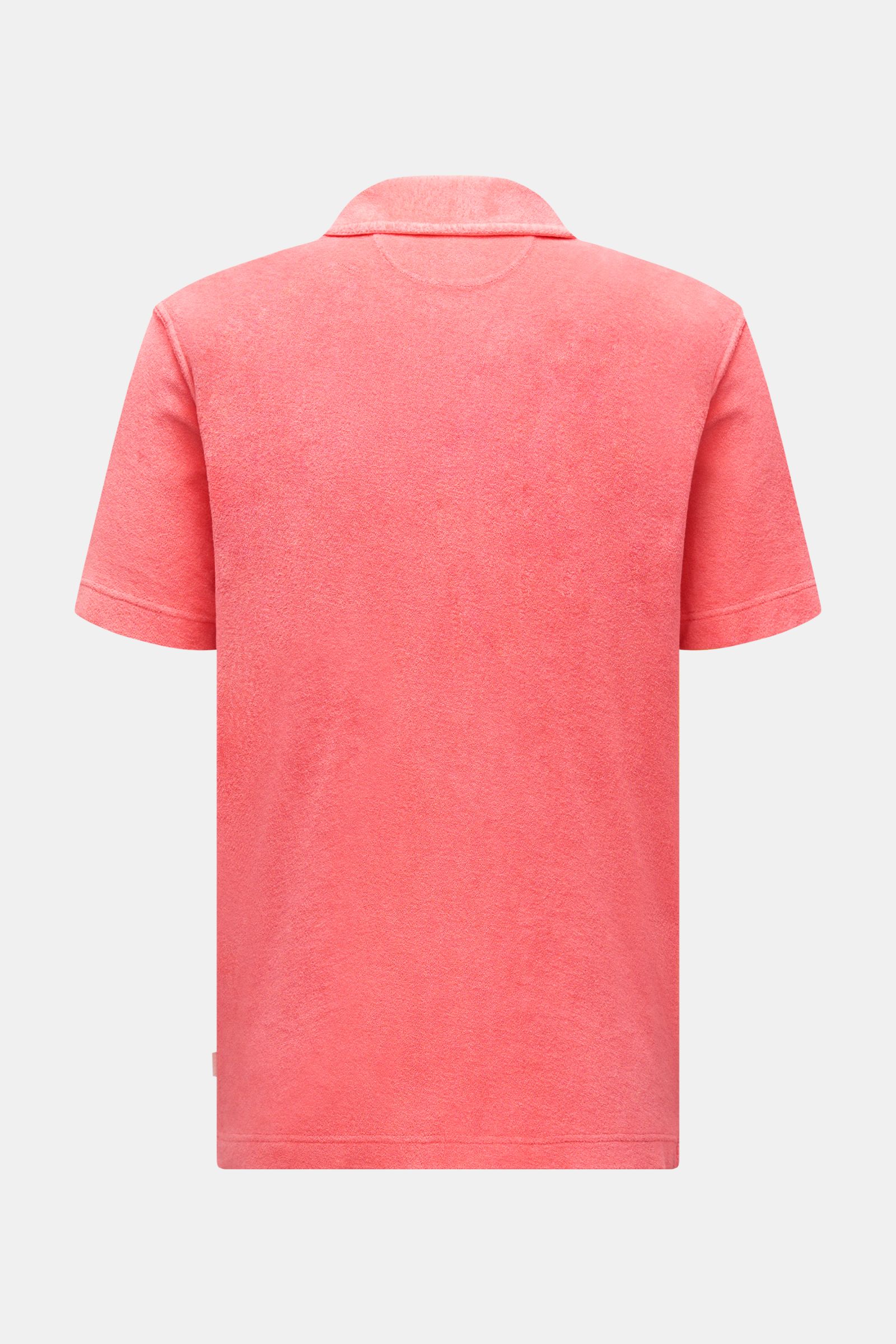 04651/ A trip in a bag Frottee-Poloshirt 'Oyster' koralle