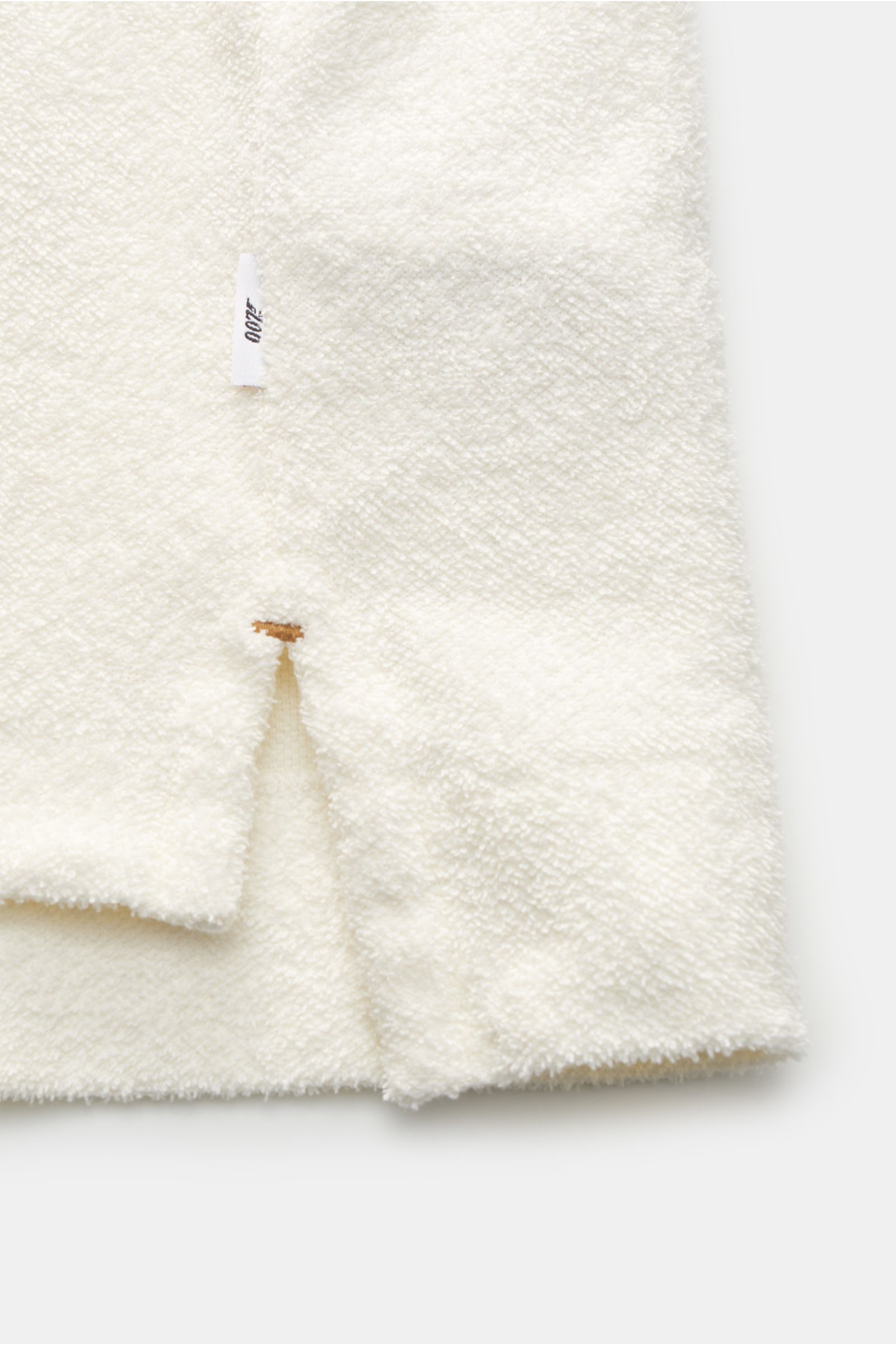 Orlebar Brown Terry short sleeve shirt Cuban collar 'Griffith' off-white