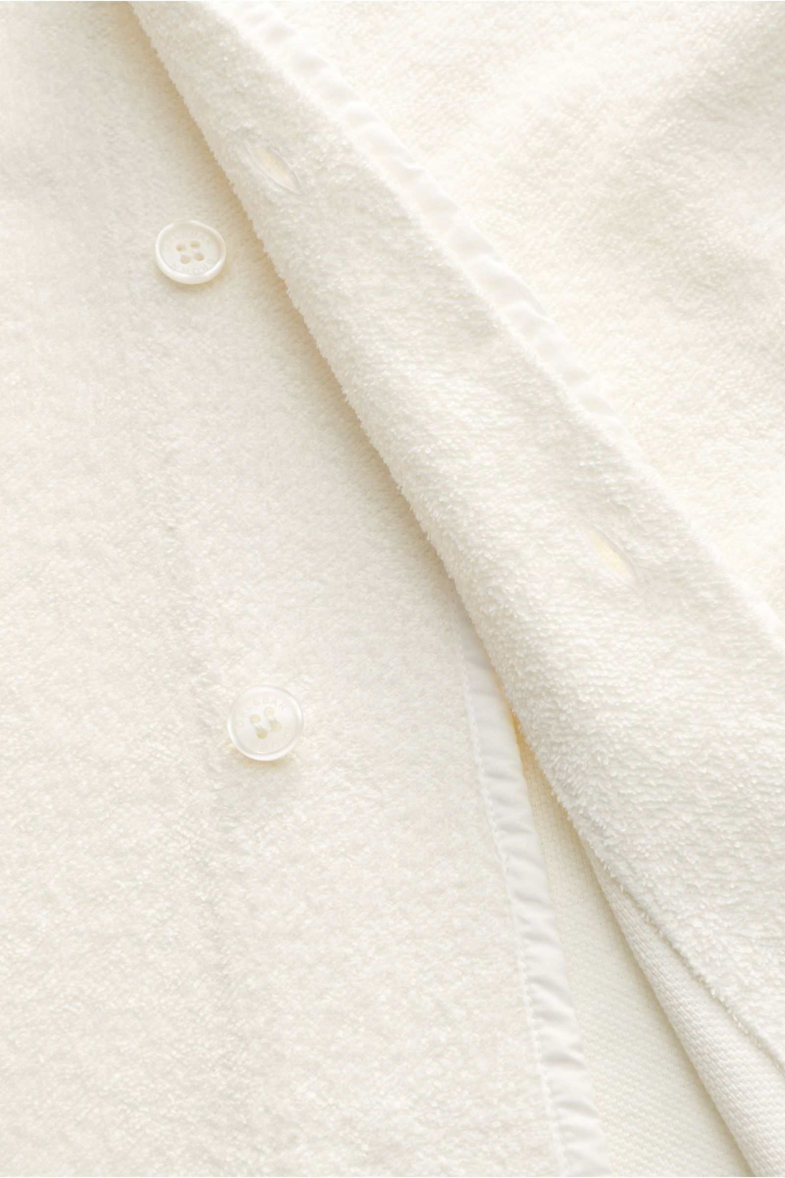 Orlebar Brown Terry short sleeve shirt Cuban collar 'Griffith' off-white