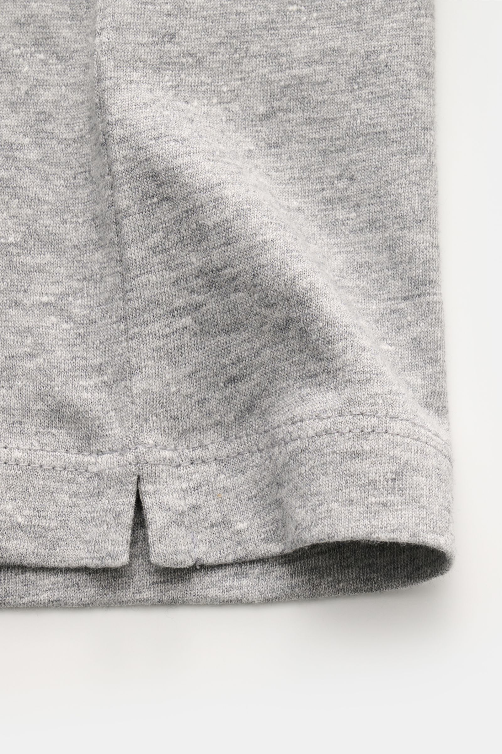 Brunello Cucinelli Crew neck T-shirt grey mottled