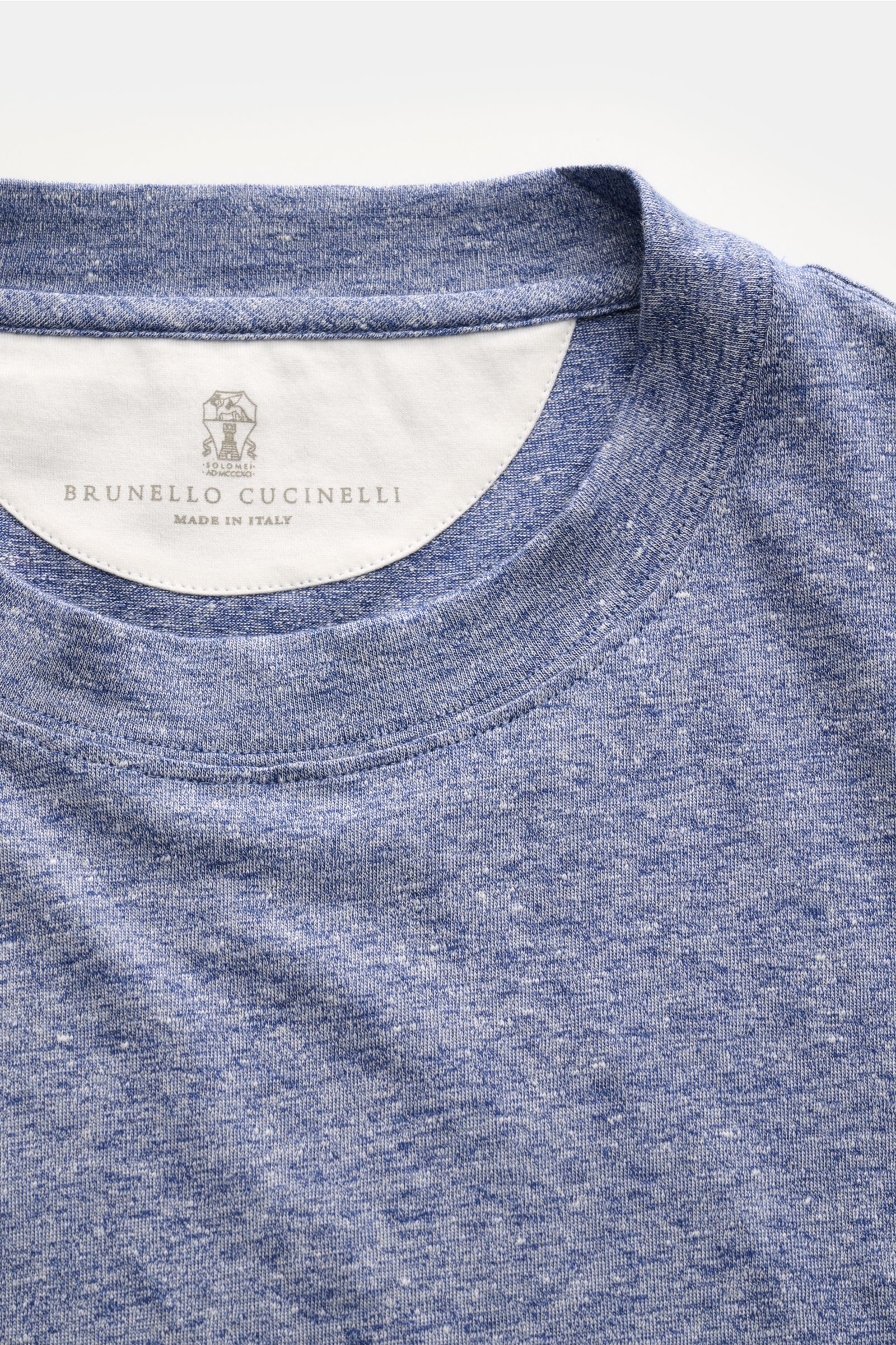 BRUNELLO CUCINELLI ライトブルー Tシャツ ブルネロ クチネリ、大人のための極上Tシャツ【夏の最上級ギア