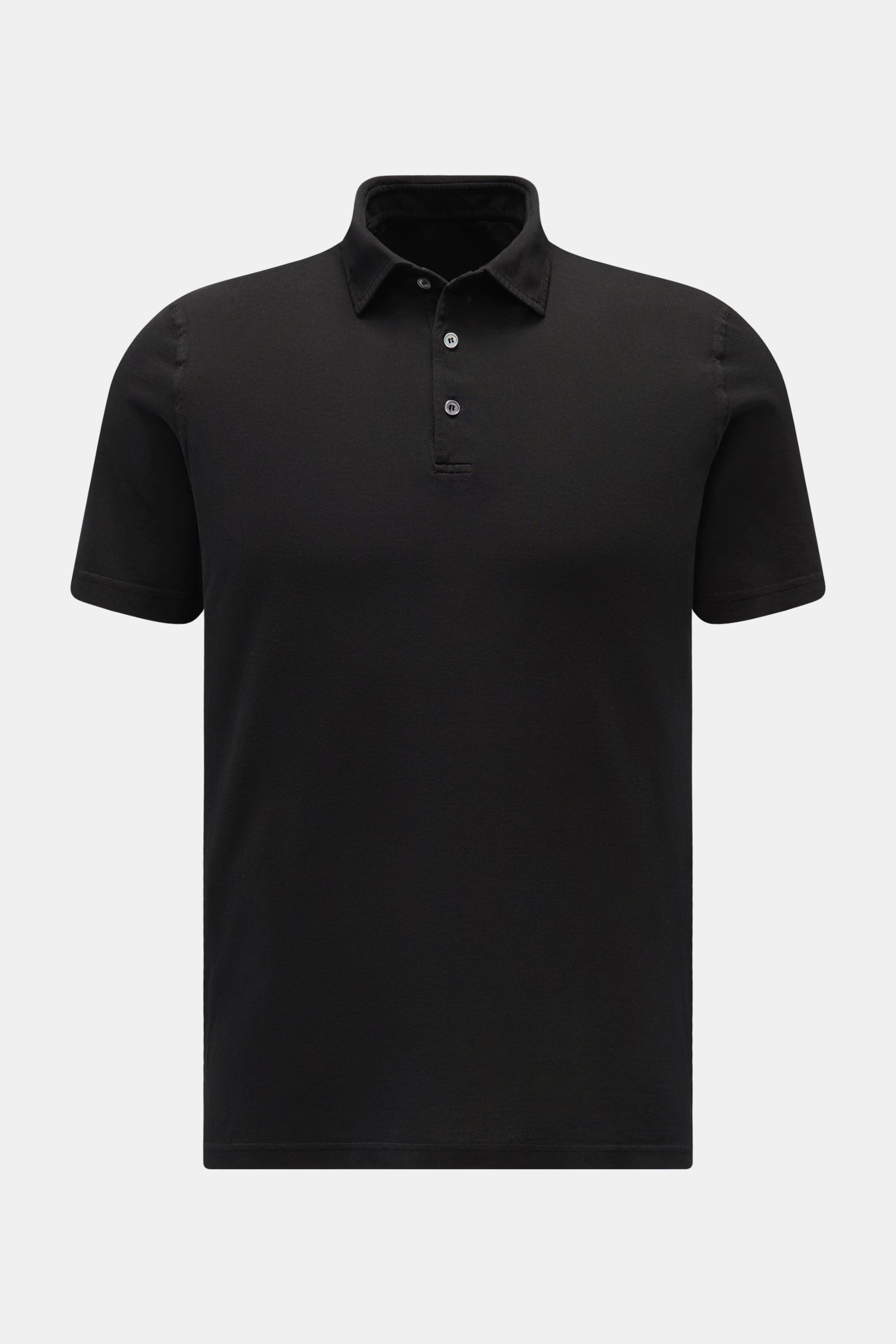 Fedeli Piqué polo shirt 'Zero' black