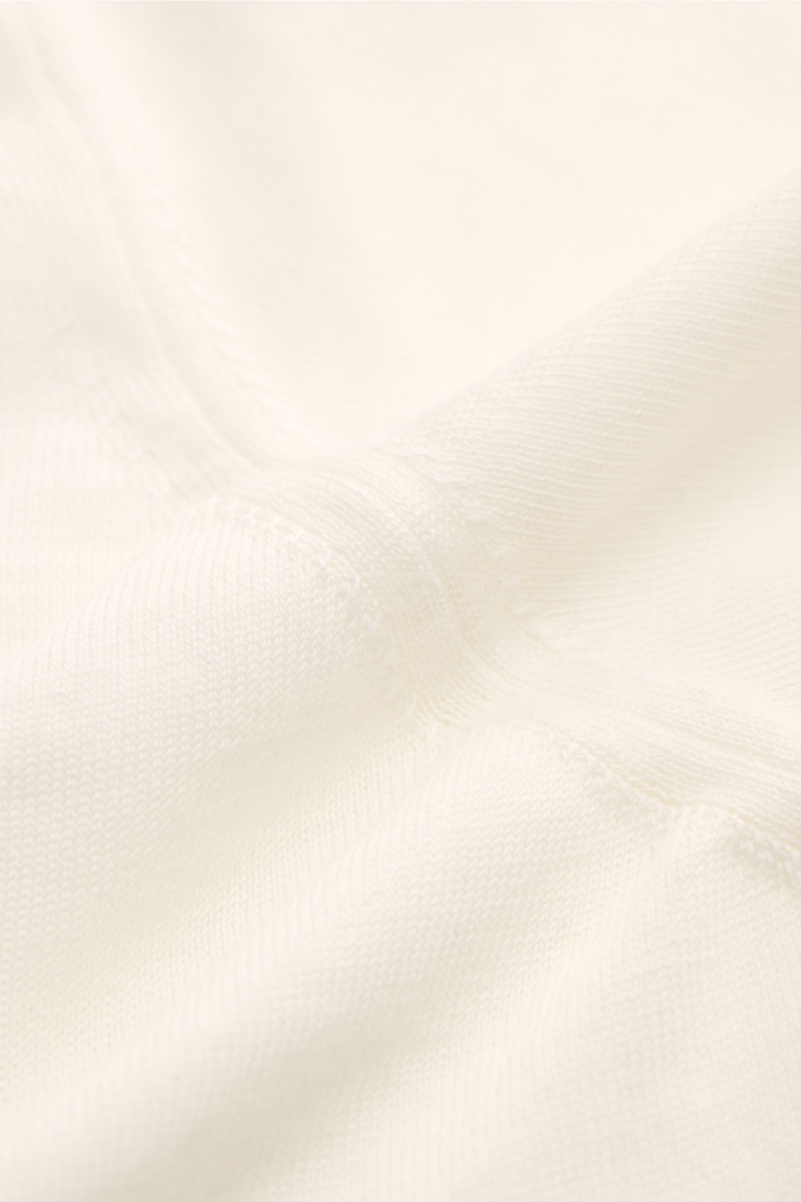 Drumohr Short sleeve knit polo shirt off-white