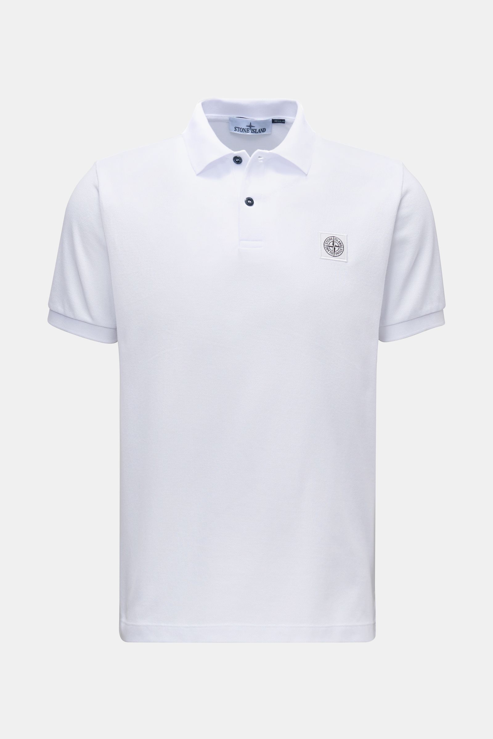 Stone Island Poloshirt weiß