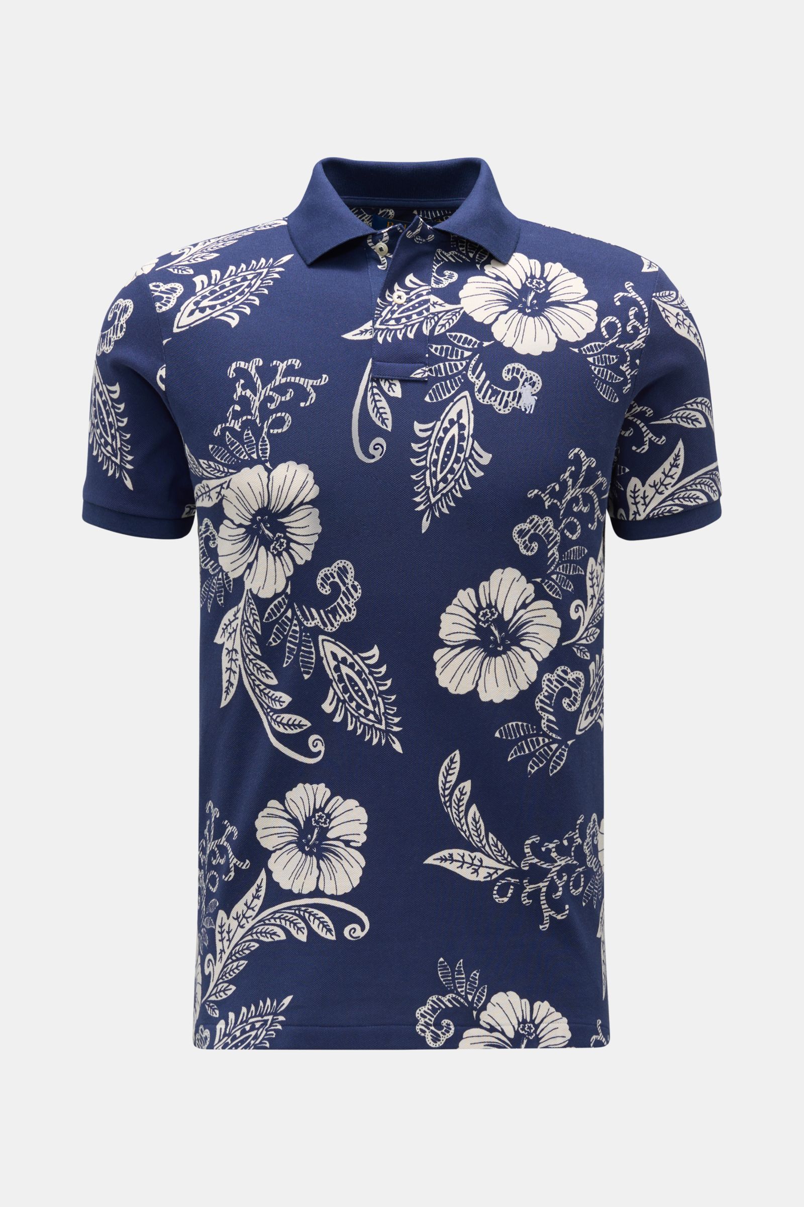 Polo Ralph Lauren Poloshirt navy/weiß gemustert