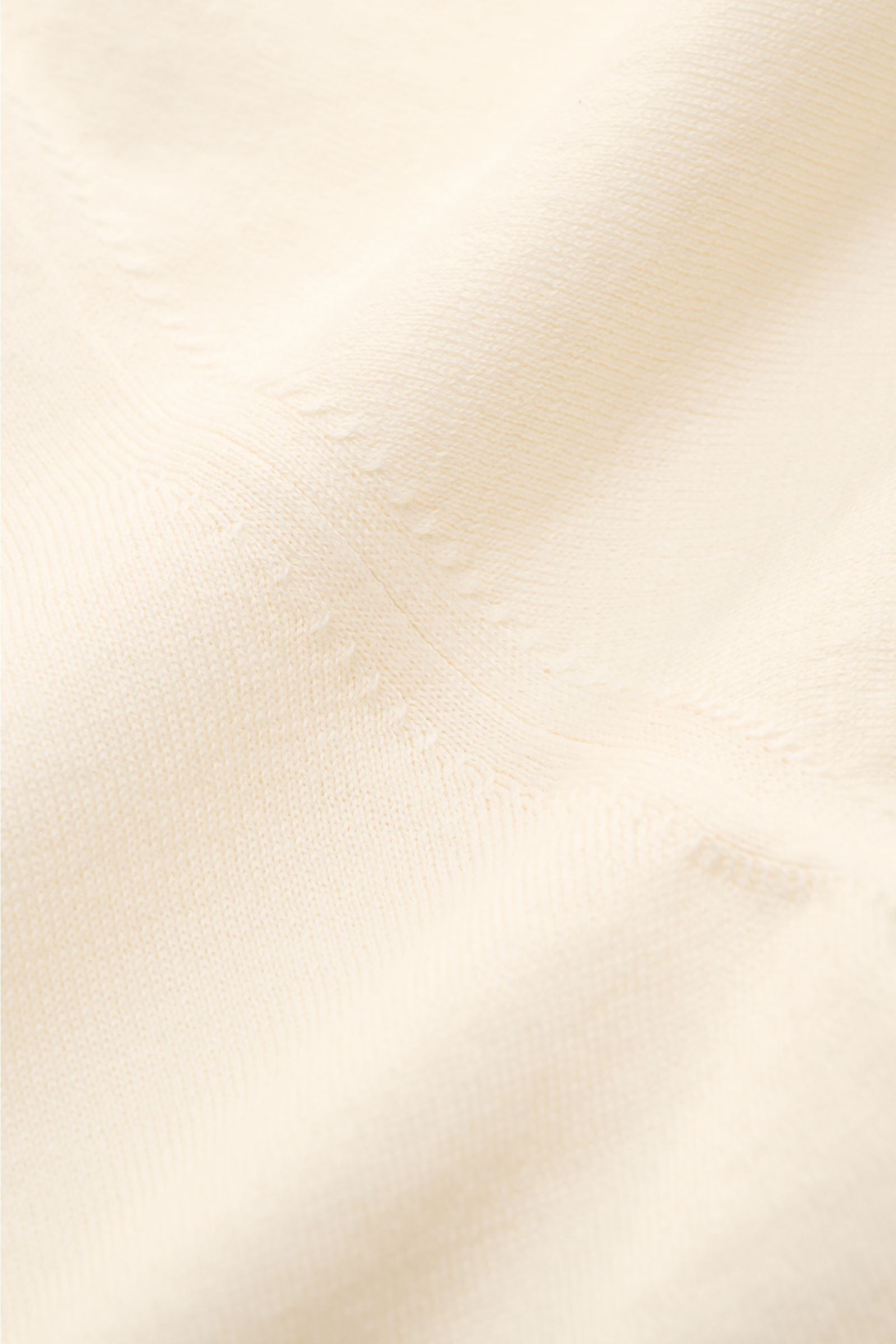 Filippo de Laurentiis Kurzarm-Strickhemd creme, Nahaufnahme des feinen Strickbilds mit weichem Griff und Kontraststreifen, Slim Fit, Polokragen.