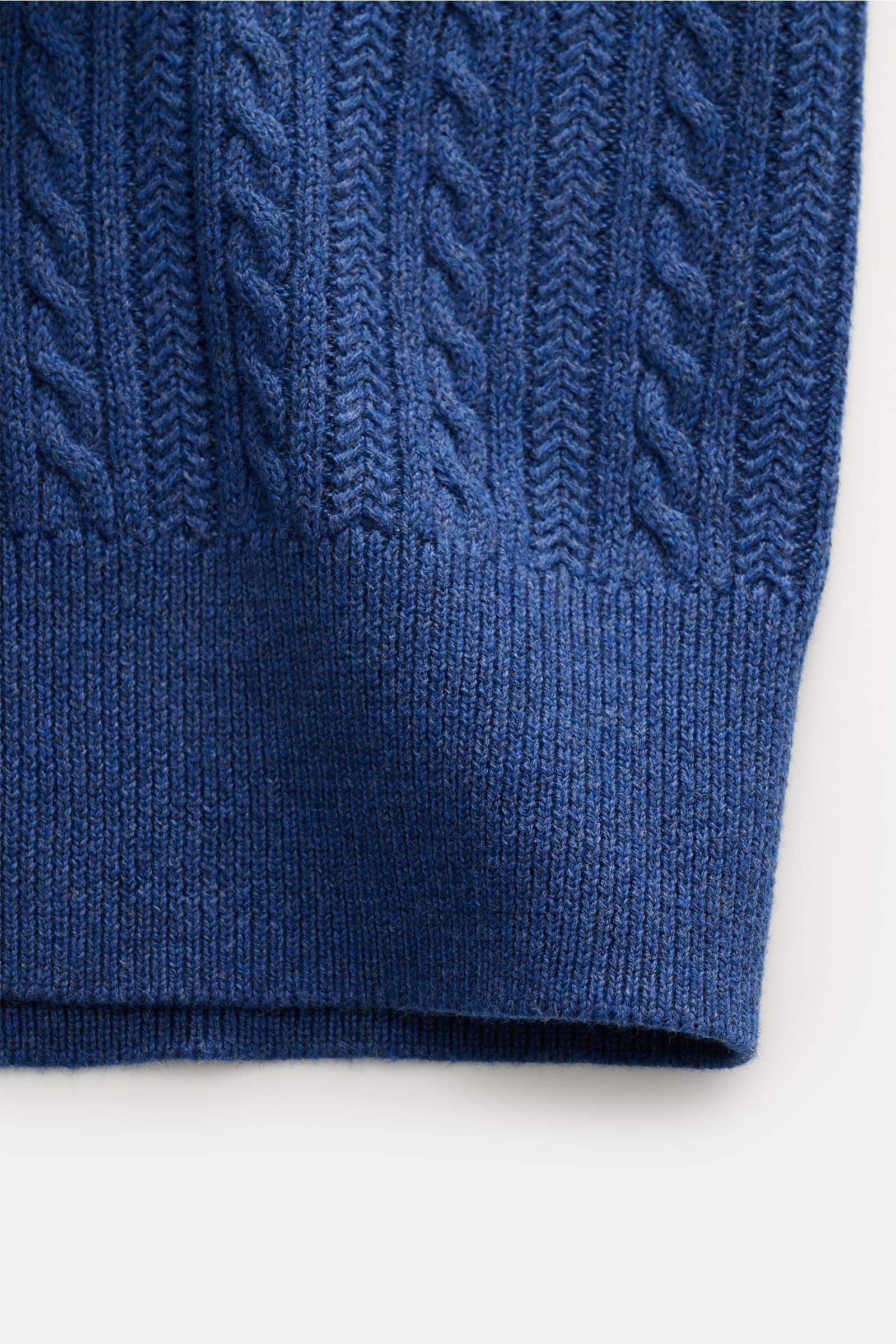 Alt tag (124 characters): Close-up front view of Polo Ralph Lauren Short sleeve knit polo shirt navy showing fine cable knit pattern and texture.

Versatile classic: This short-sleeved knit polo by POLO RALPH LAUREN delivers maximum comfort and catches