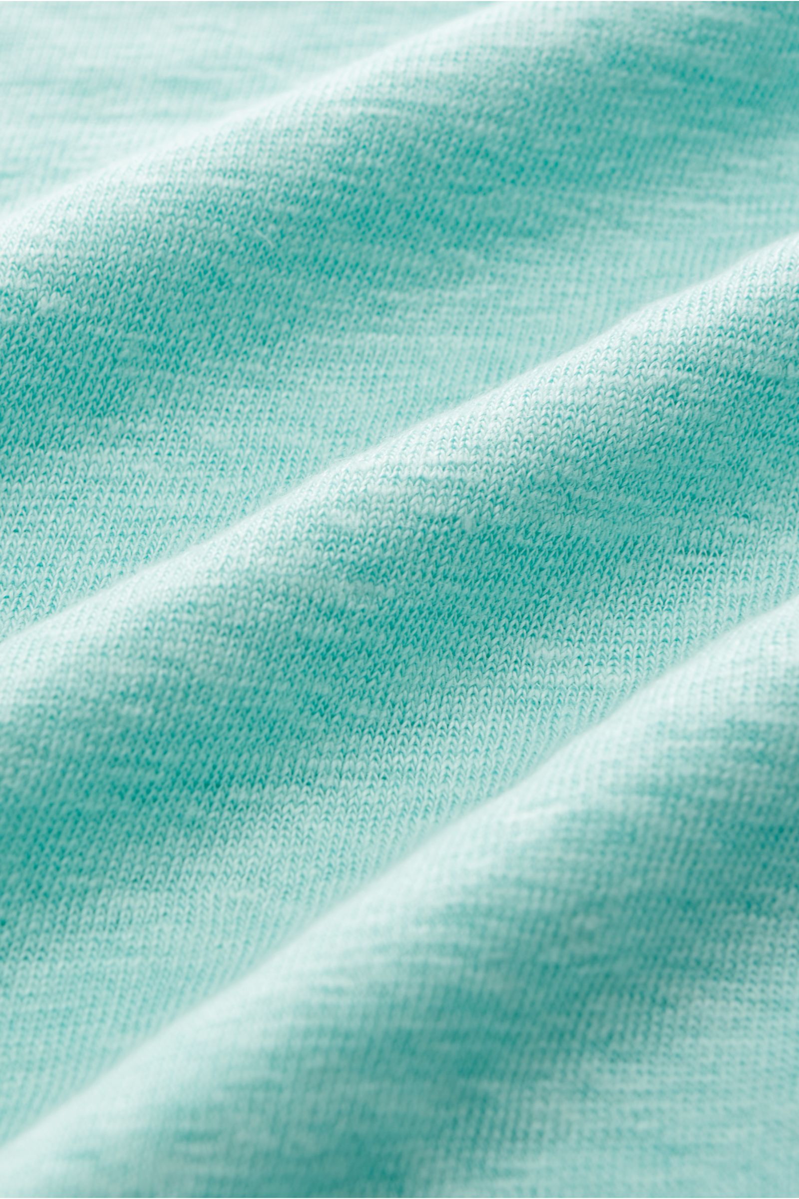 04651/ A trip in a bag Leinen Henley-Shirt türkis