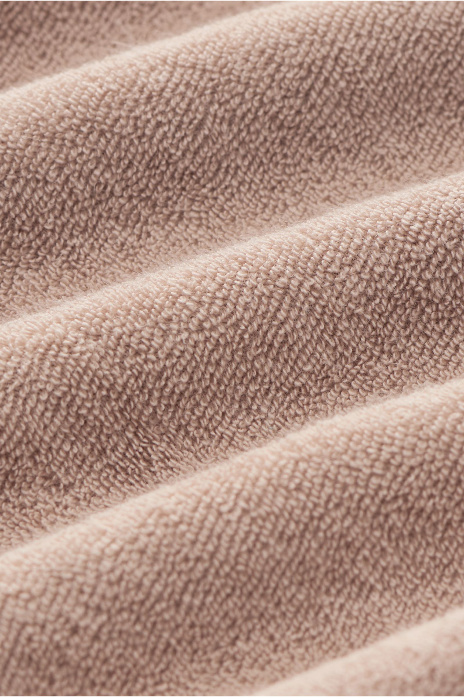 04651/ A trip in a bag Frottee Longsleeve-Poloshirt beige