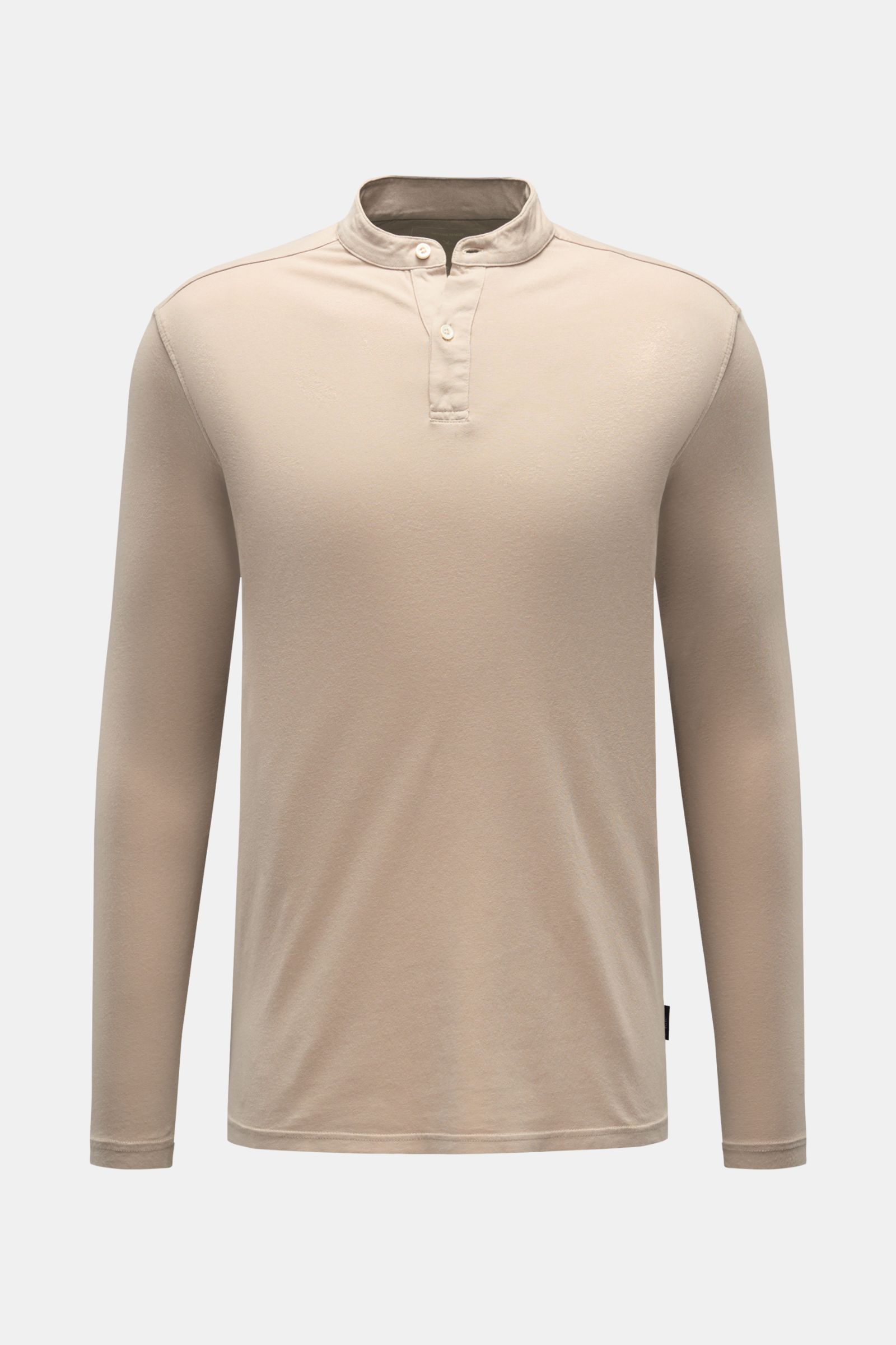 04651/ A trip in a bag Henley-Shirt 'Organic Hemley' beige