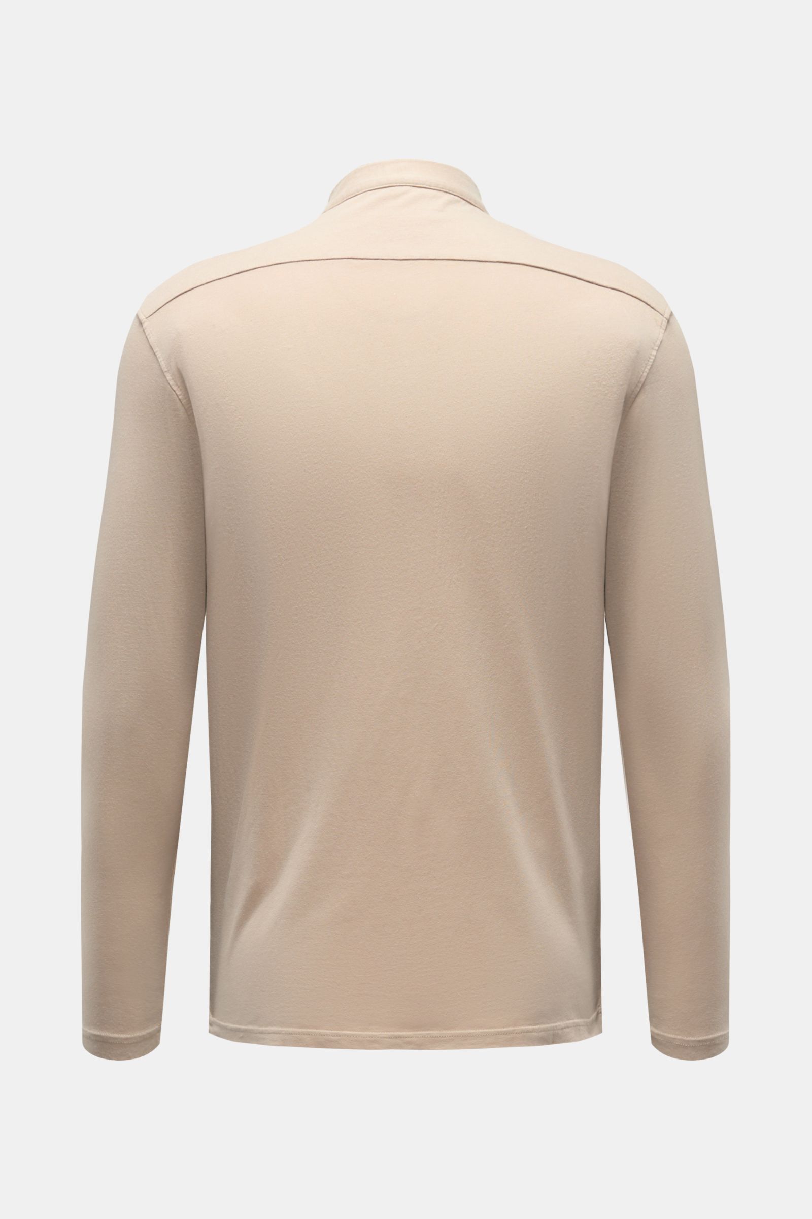 04651/ A trip in a bag Henley-Shirt 'Organic Hemley' beige