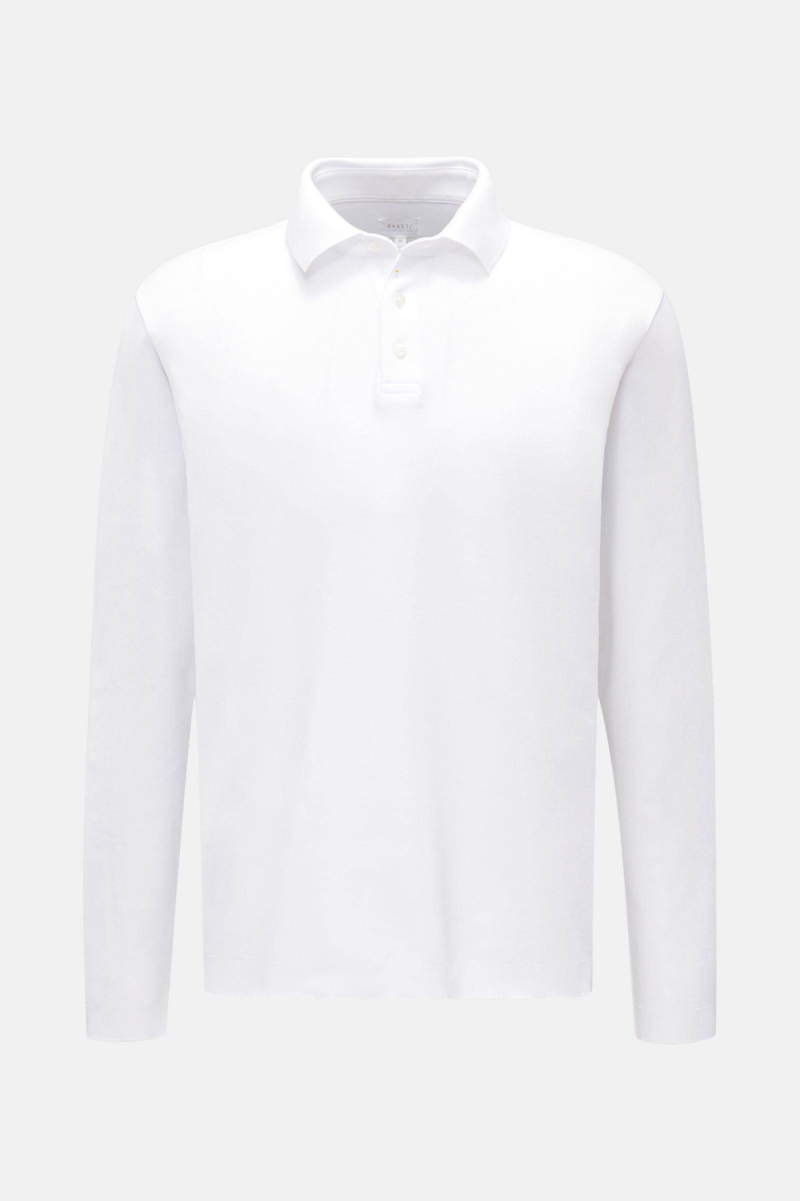 04651/ A trip in a bag Longsleeve-Poloshirt 'TP Polo LS' weiß