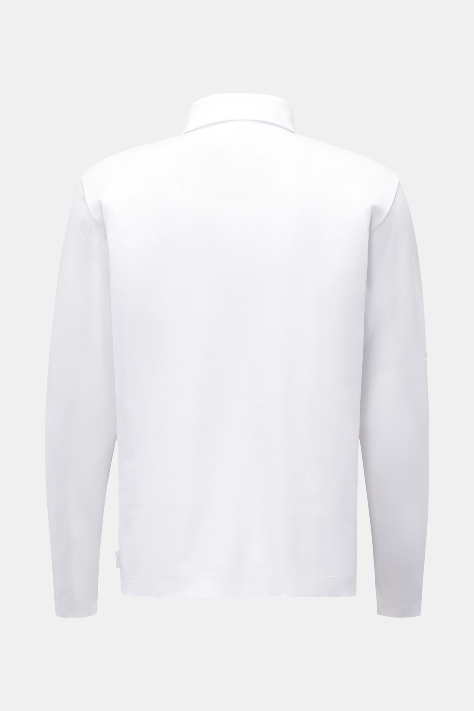 04651/ A trip in a bag Longsleeve-Poloshirt 'TP Polo LS' weiß