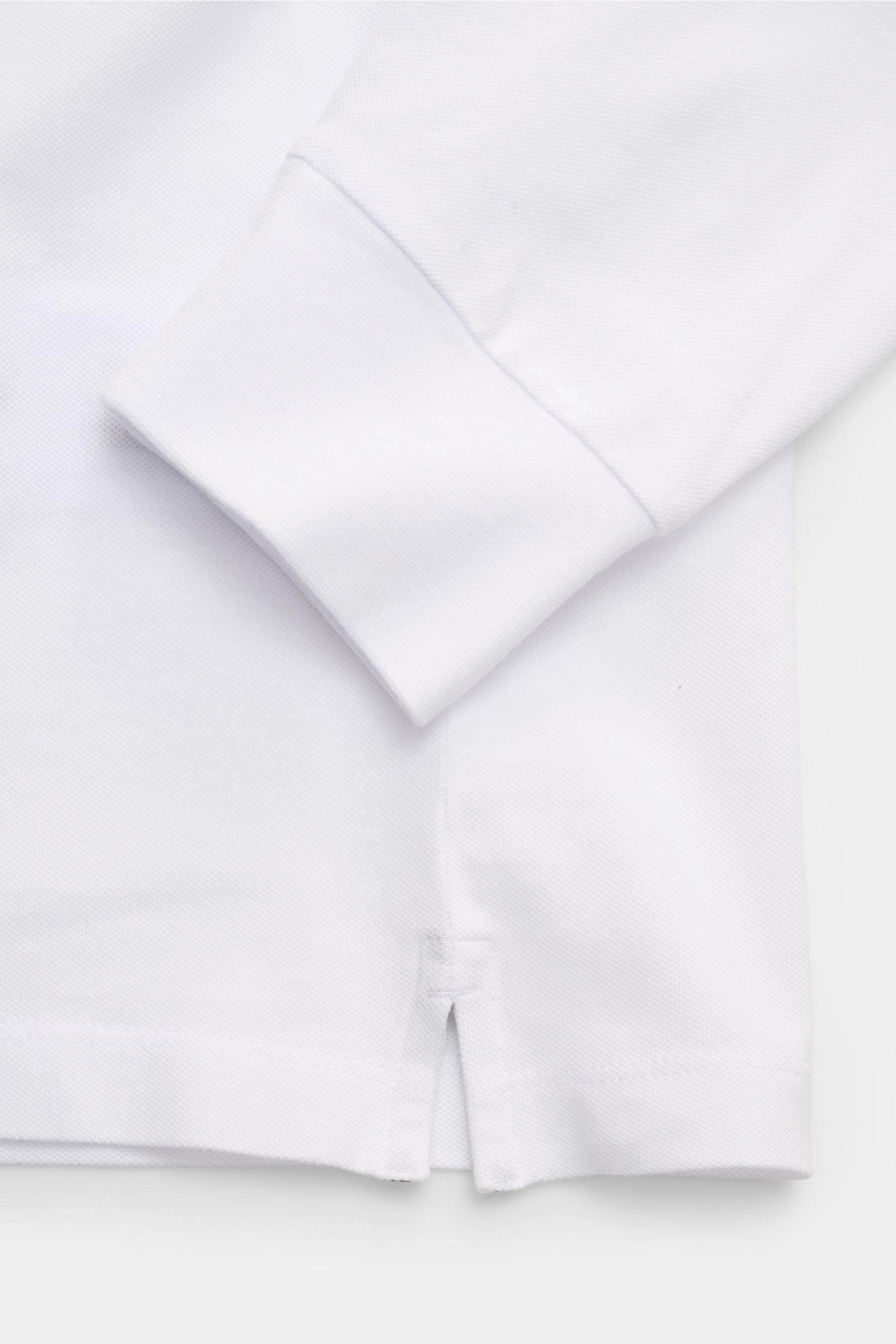 Stone Island Longsleeve-Poloshirt weiß