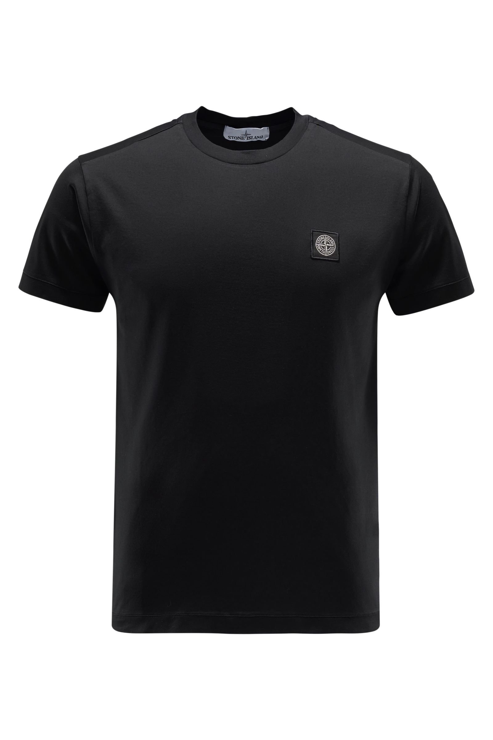R-Neck T-Shirt schwarz