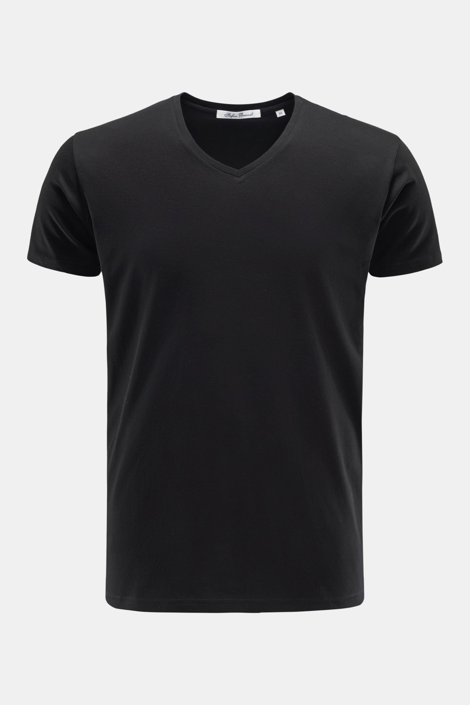 V-neck T-shirt 'Antonio' black