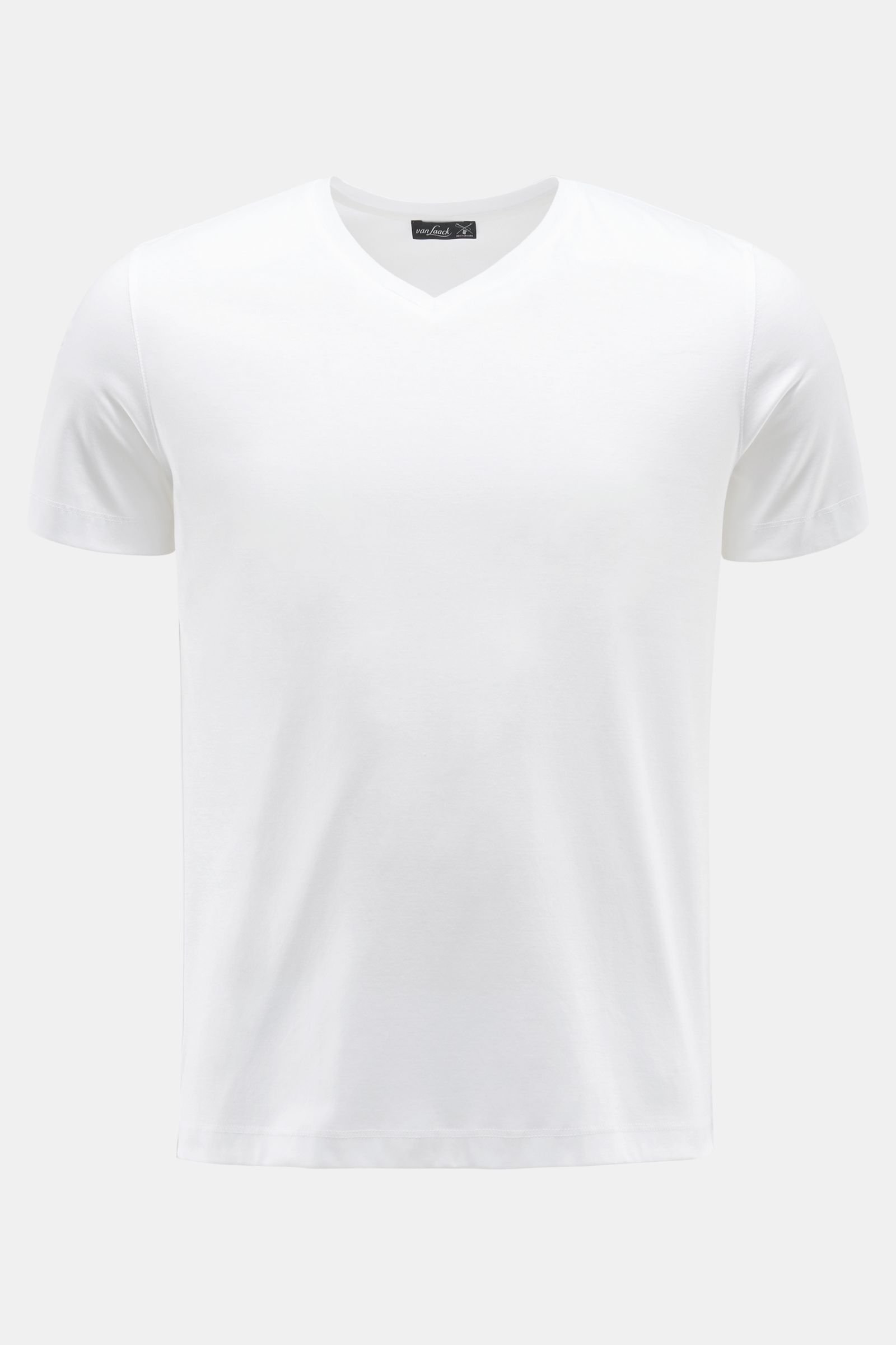 V-neck T-shirt 'M-Pius' white
