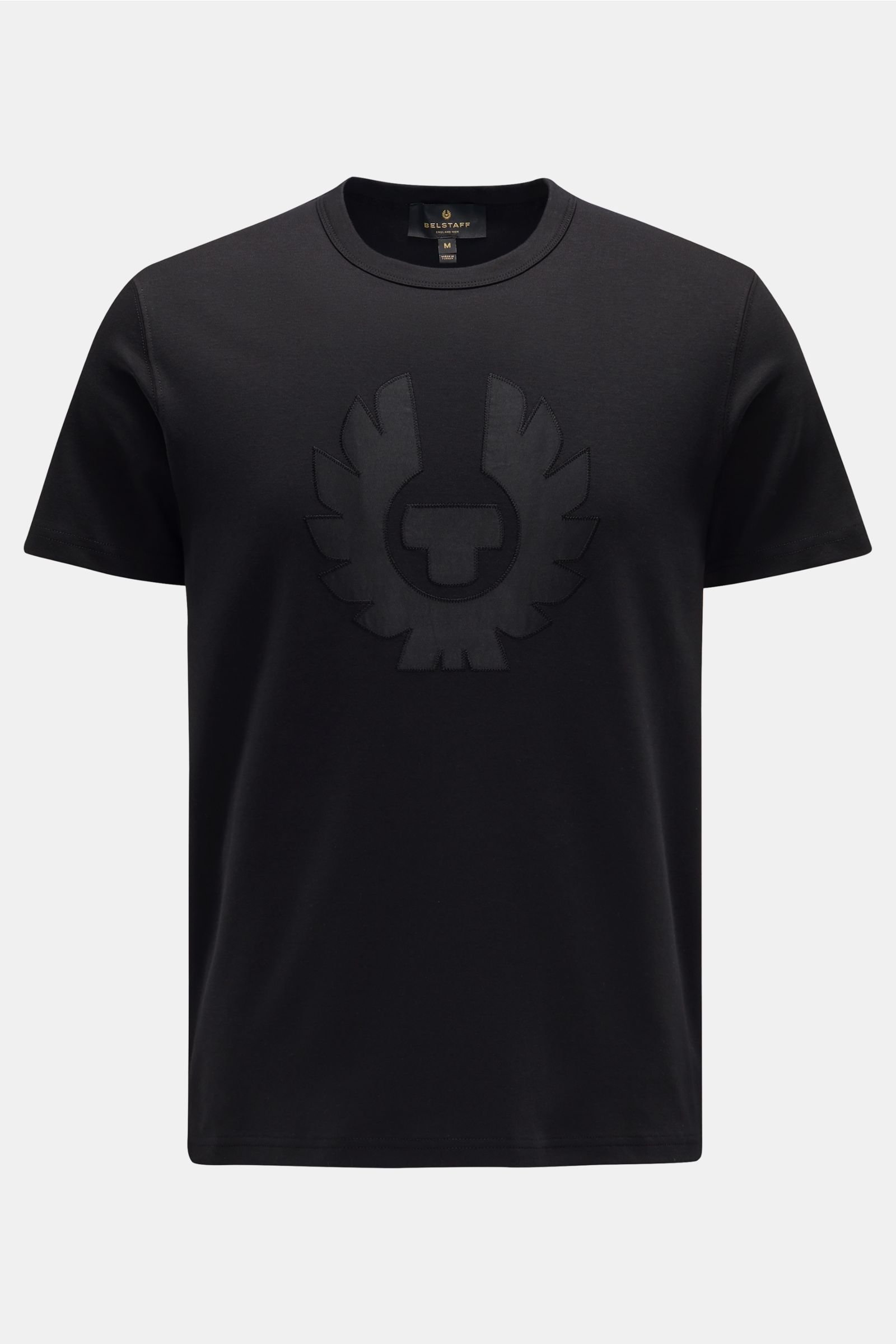 Crew neck T-shirt 'Phoenix Applique' black