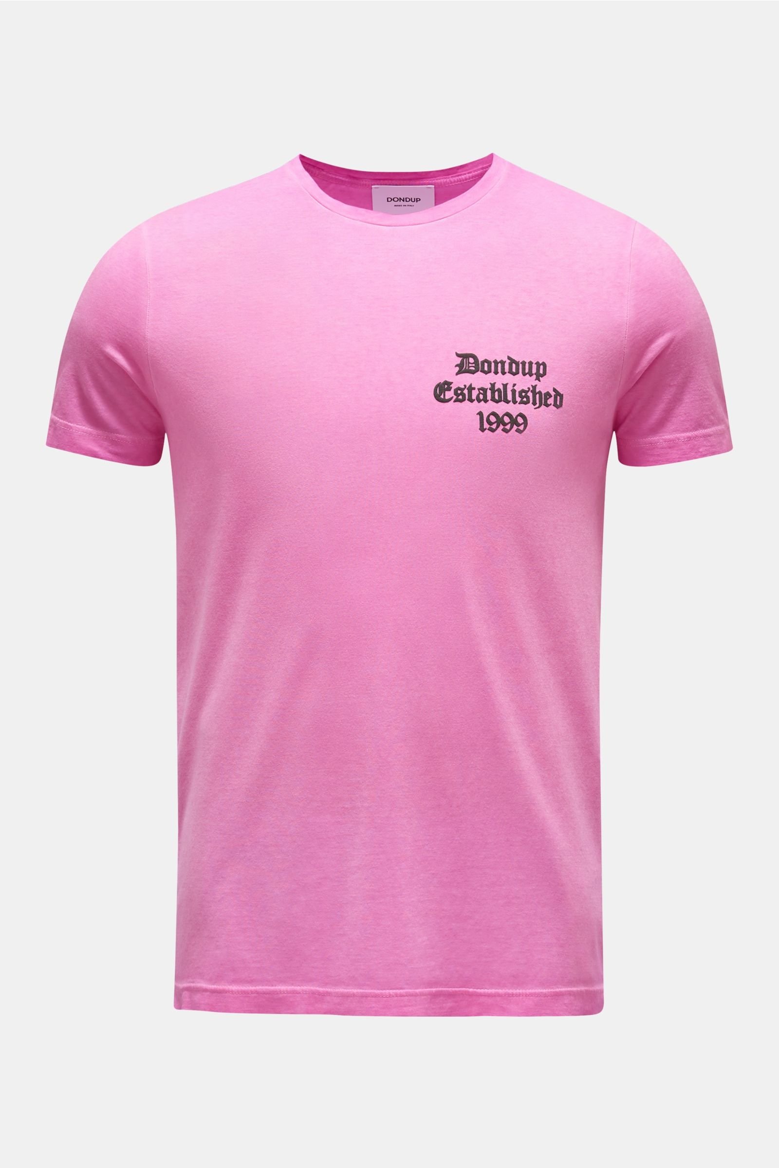 Crew neck T-shirt antique pink