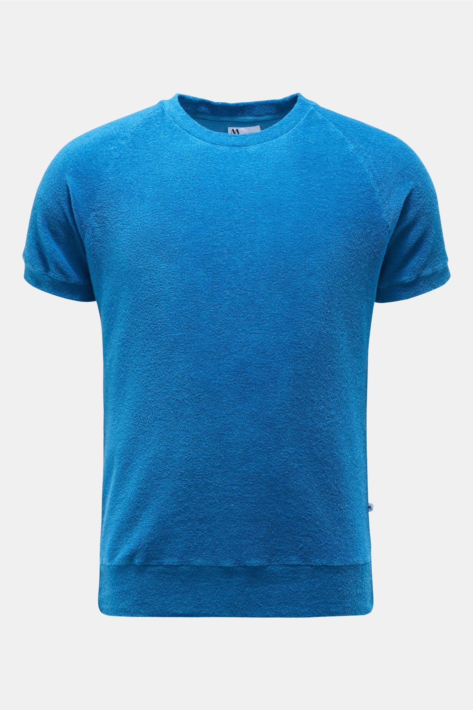 Terry short sleeve sweatshirt 'Aagamennone' azure