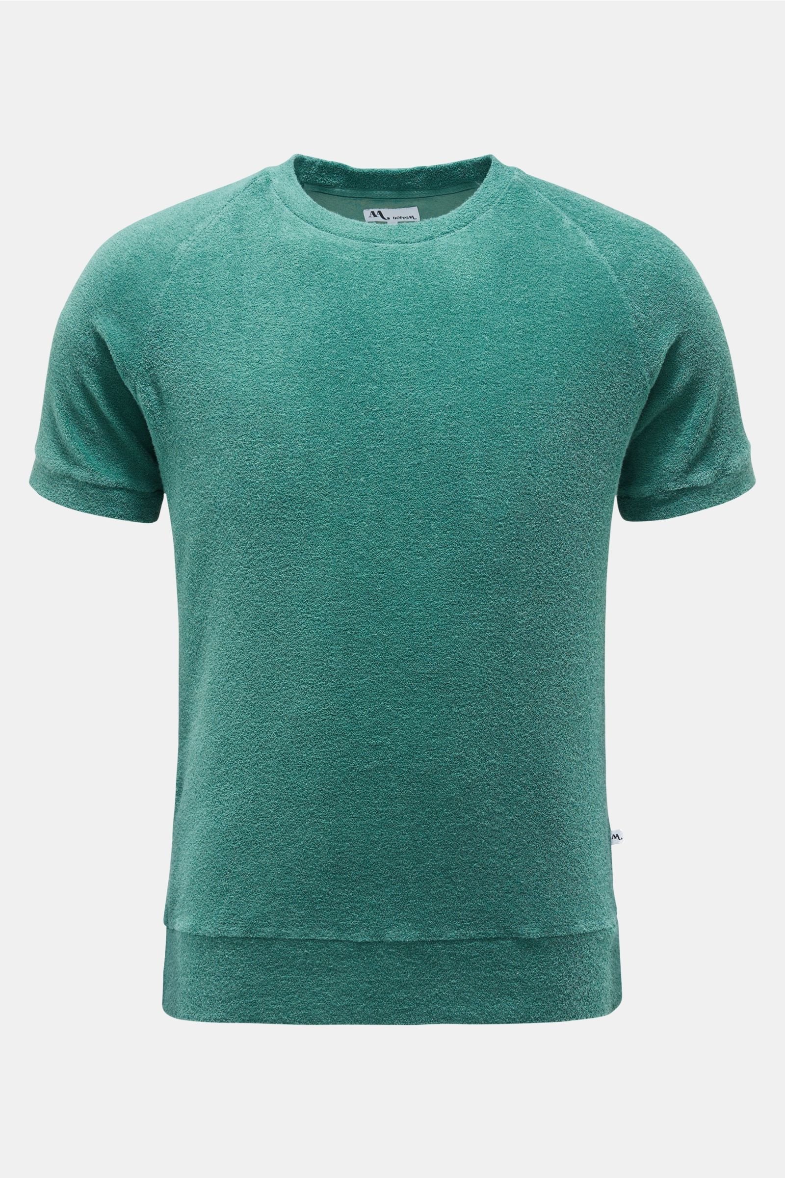 Terry short sleeve sweatshirt 'Aagamennone' mint green