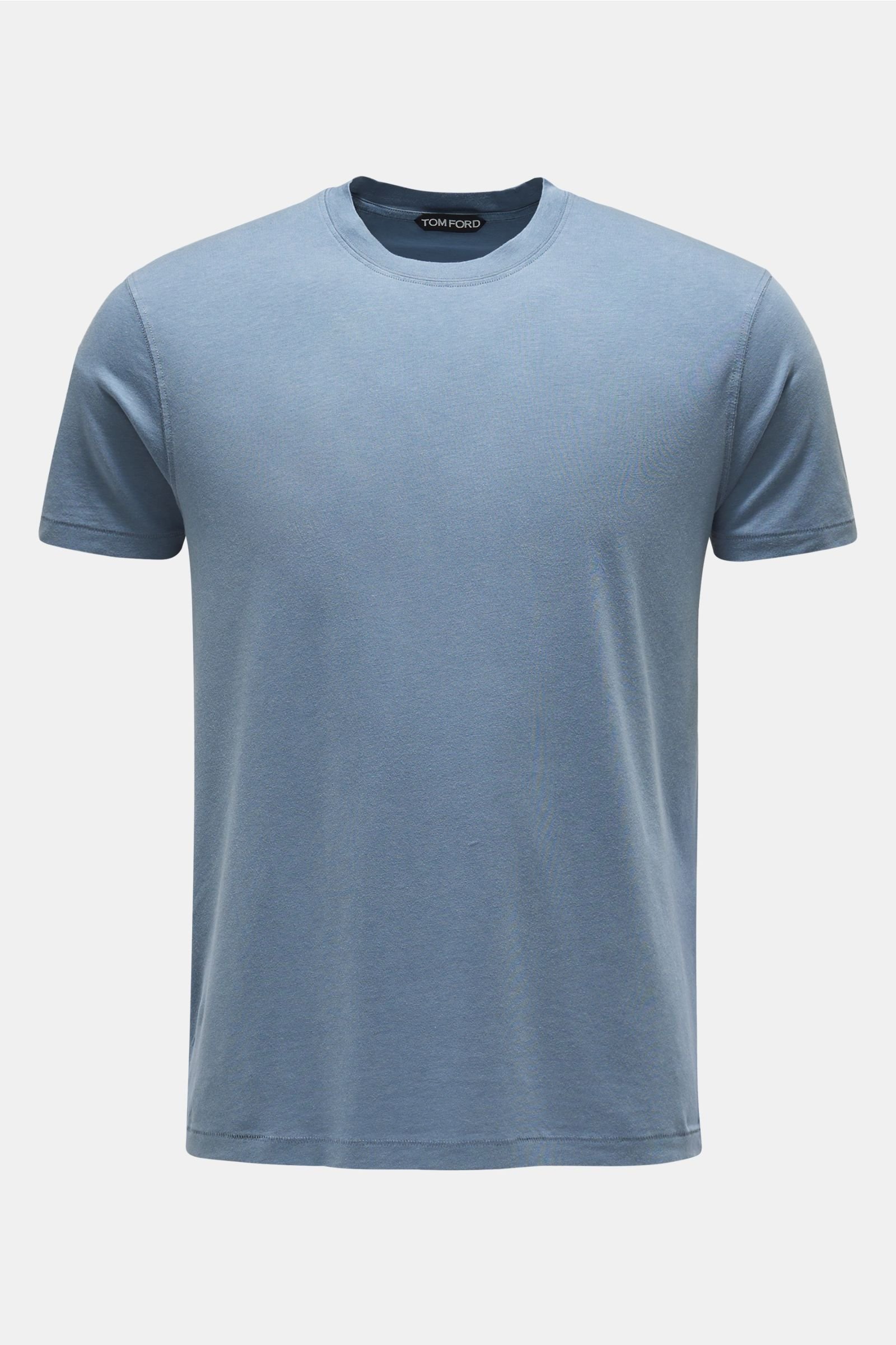 R-Neck T-Shirt graublau
