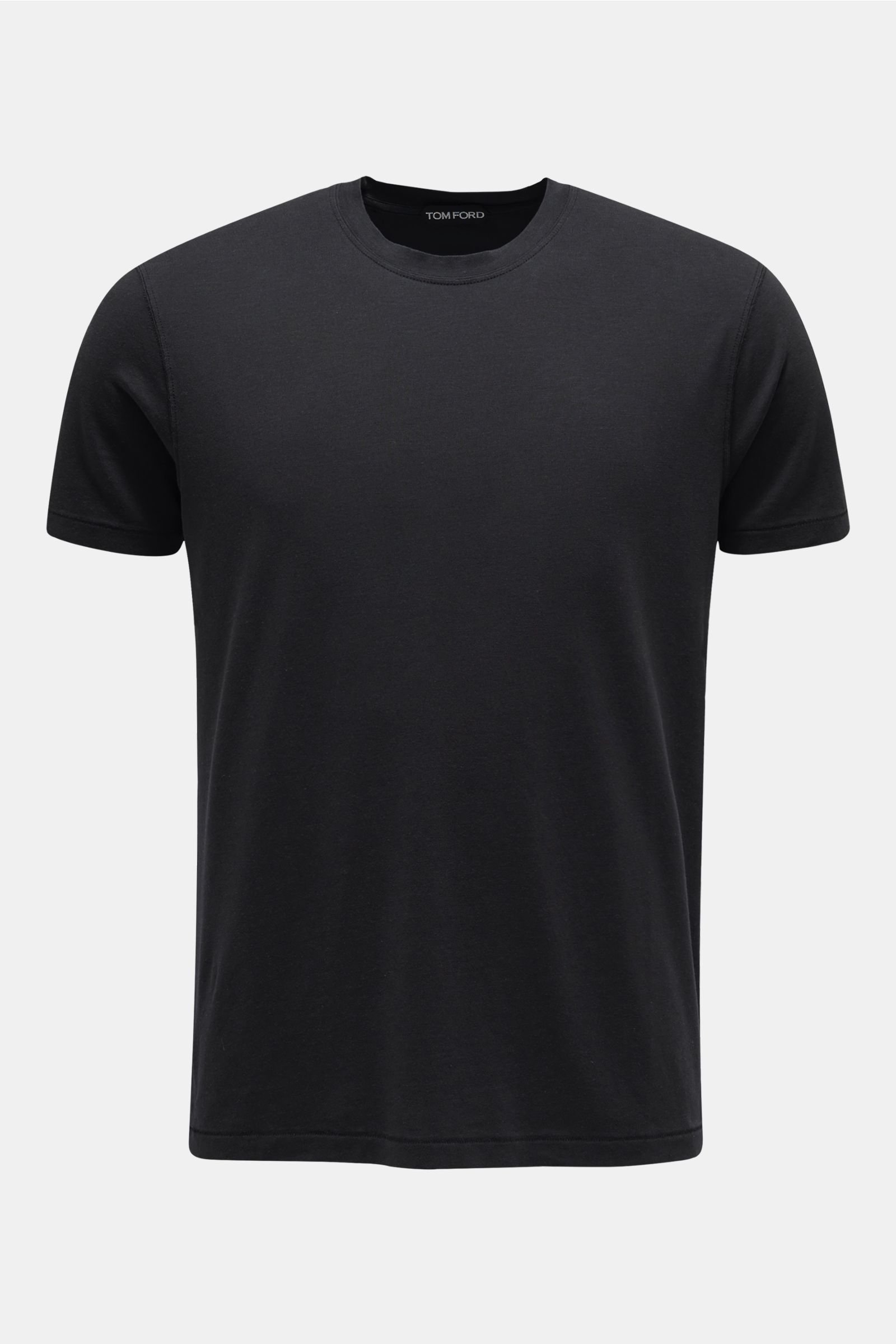 R-Neck T-Shirt schwarz